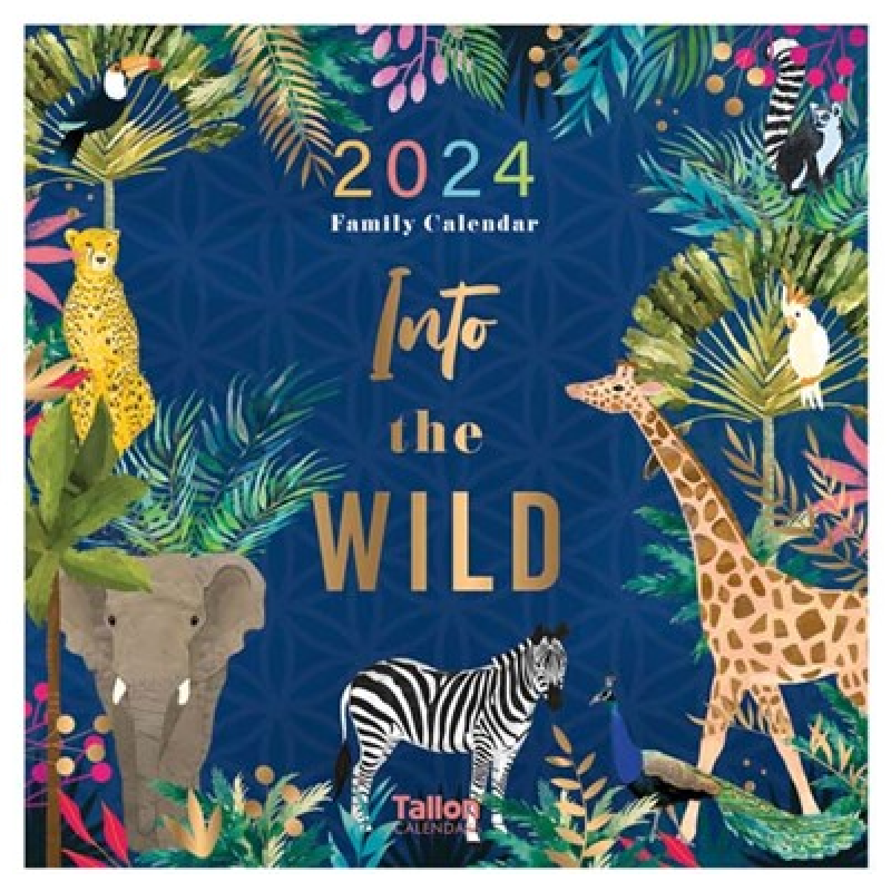 2024 Into the Wild Family Organiser - Square Wall Calendar  SOLD OUT