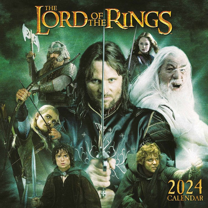2024 Lord Of The Rings Square Wall Calendar
