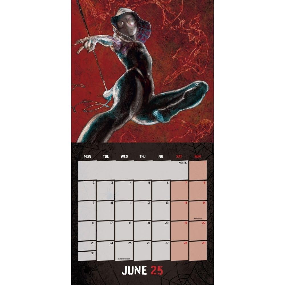 2025 Spider-Man - Square Wall Calendar