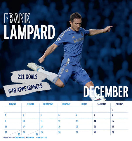 2024 Chelsea FC - Desk Easel Calendar  SOLD OUT