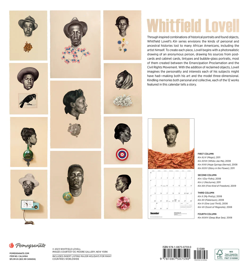 2024 Whitfield Lovell - Square Wall Calendar  SOLD OUT