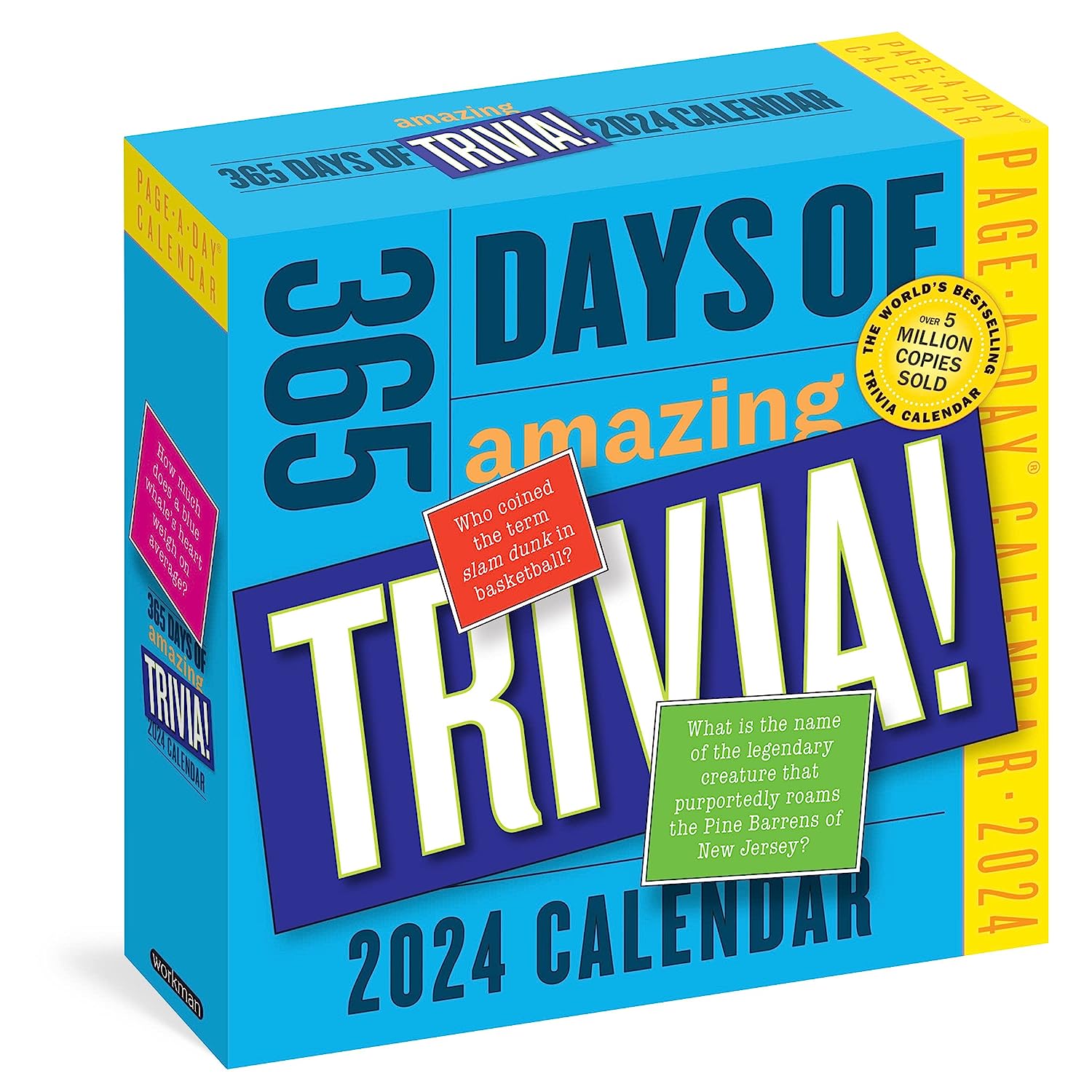 2024 365 Days Of Amazing Trivia! - Daily Boxed Page-A-Day Calendar
