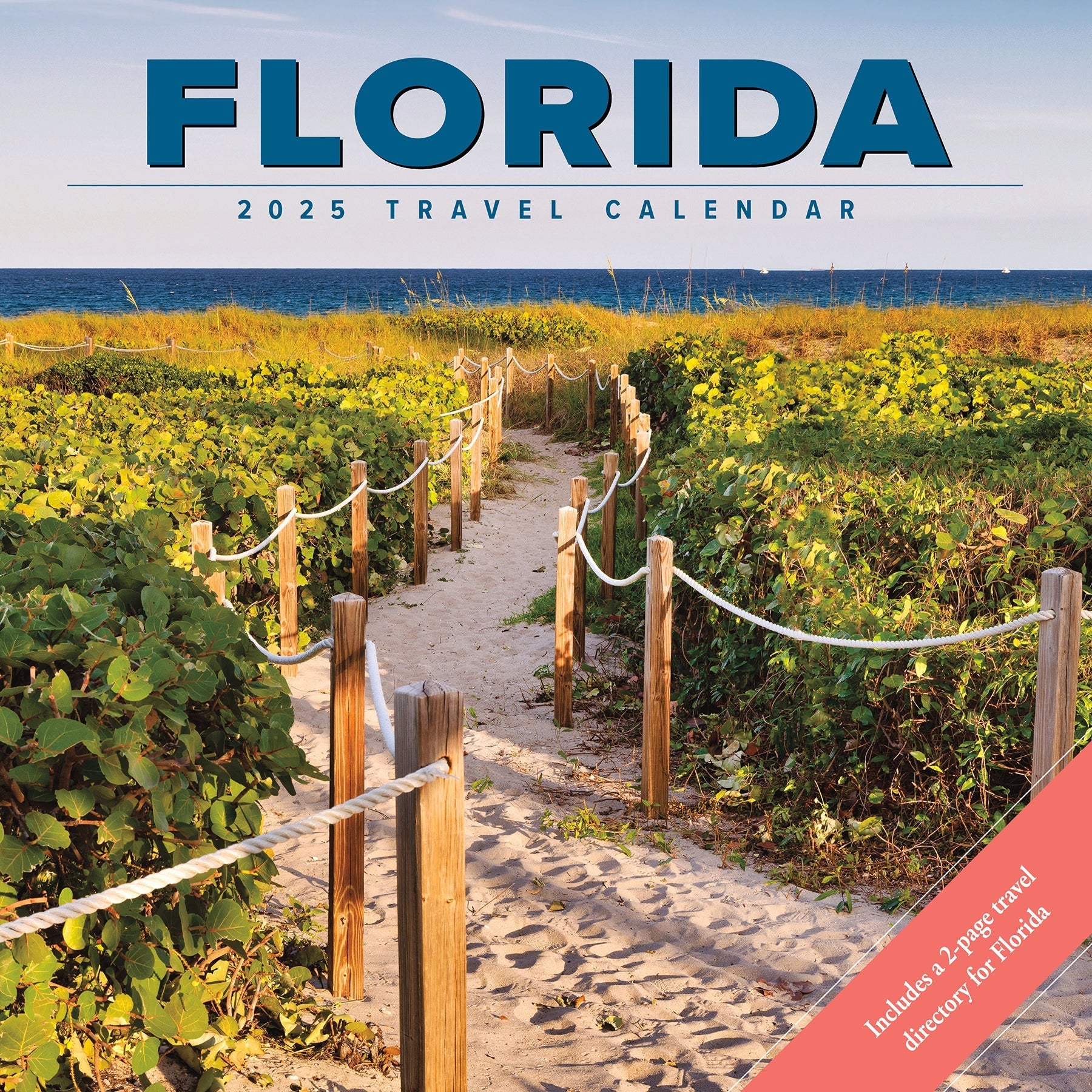 2025 Florida - Square Wall Calendar (US Only)