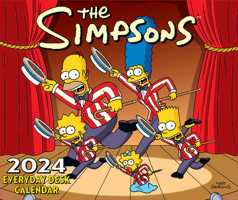 2024 The Simpsons - Daily Boxed Page-A-Day Calendar  SOLD OUT