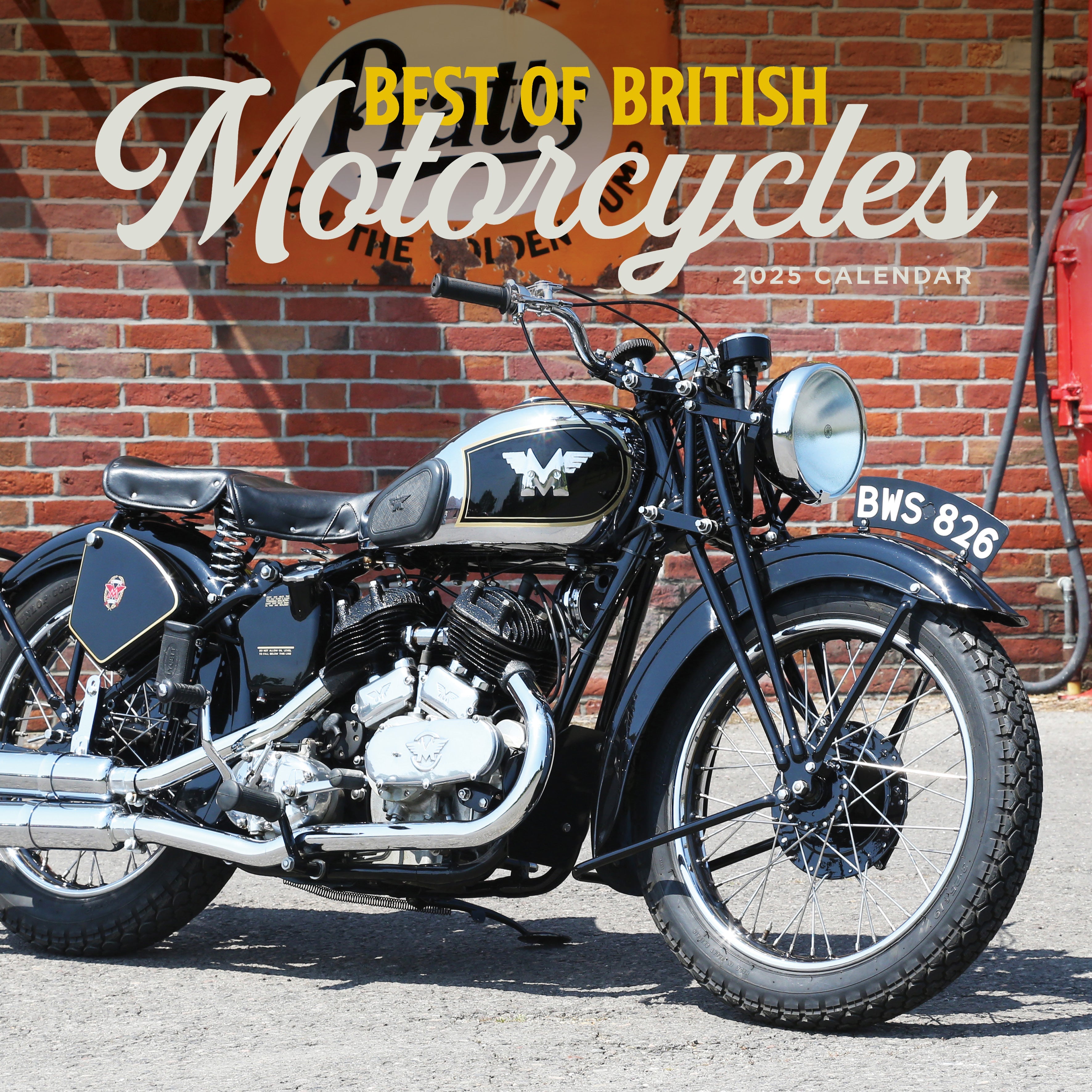 2025 Best Of British Motorcycles - Square Wall Calendar