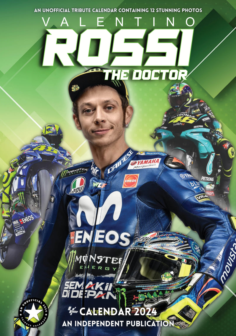 2024 Valentino Rossi - A3 Wall Calendar - Athletes Calendars by Call