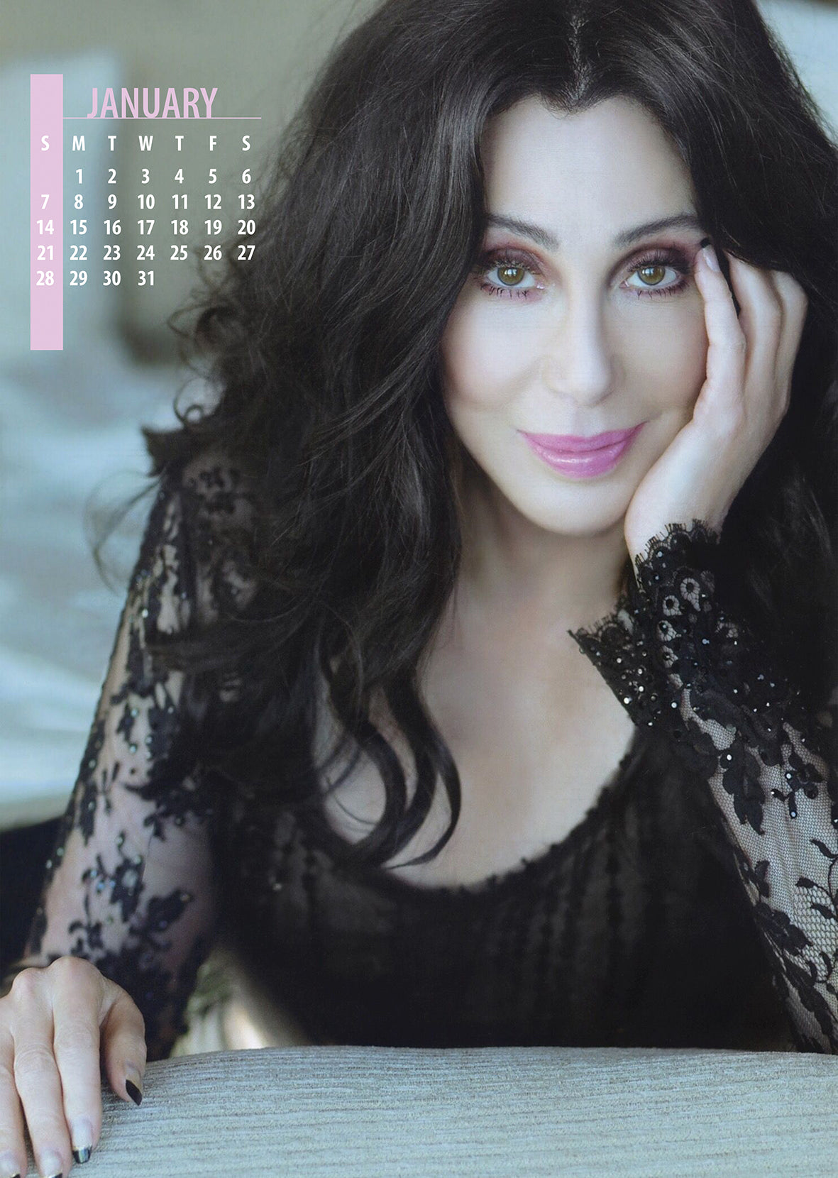 2024 Cher - A3 Wall Calendar