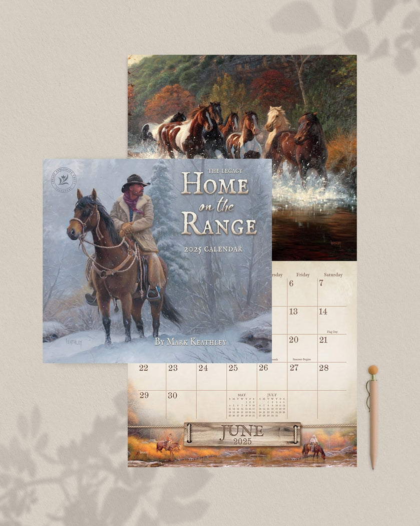 2025 Legacy Home On The Range - Deluxe Wall Calendar