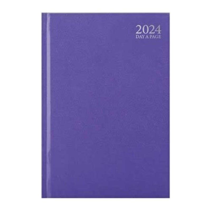 2024 Violet Bright Casebound - Daily Diary/Planner