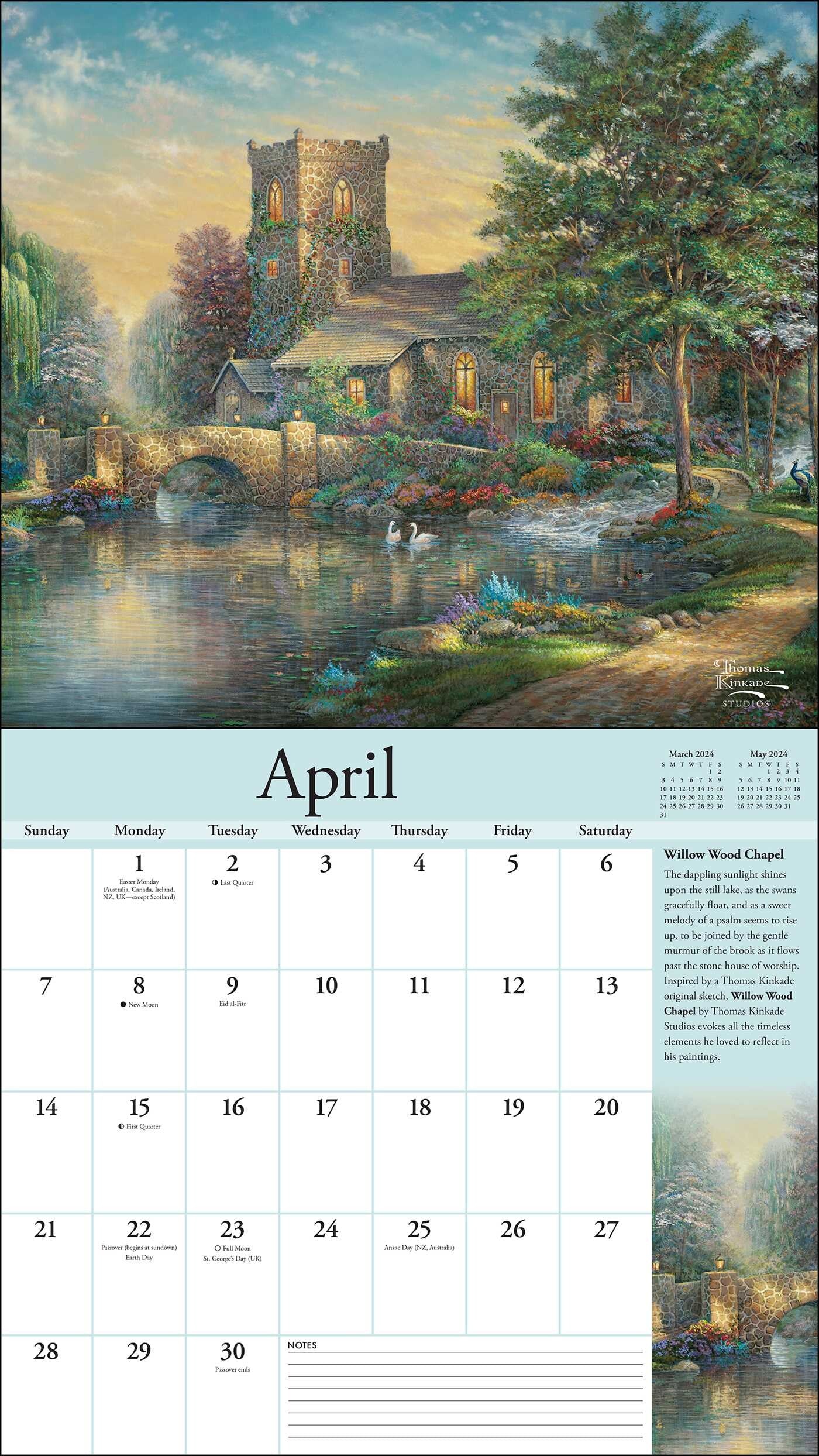 2024 Thomas Kinkade Special Collector's Edition (with Print) - Deluxe Wall Calendar  SOLD OUT