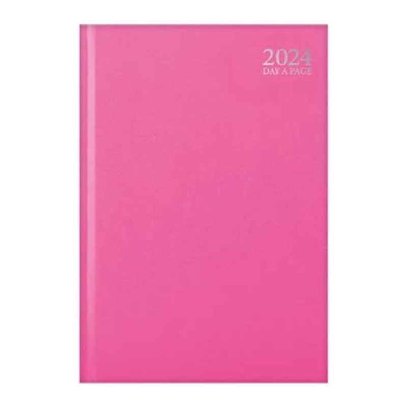 2024 Pink Bright Casebound - Daily Diary/Planner