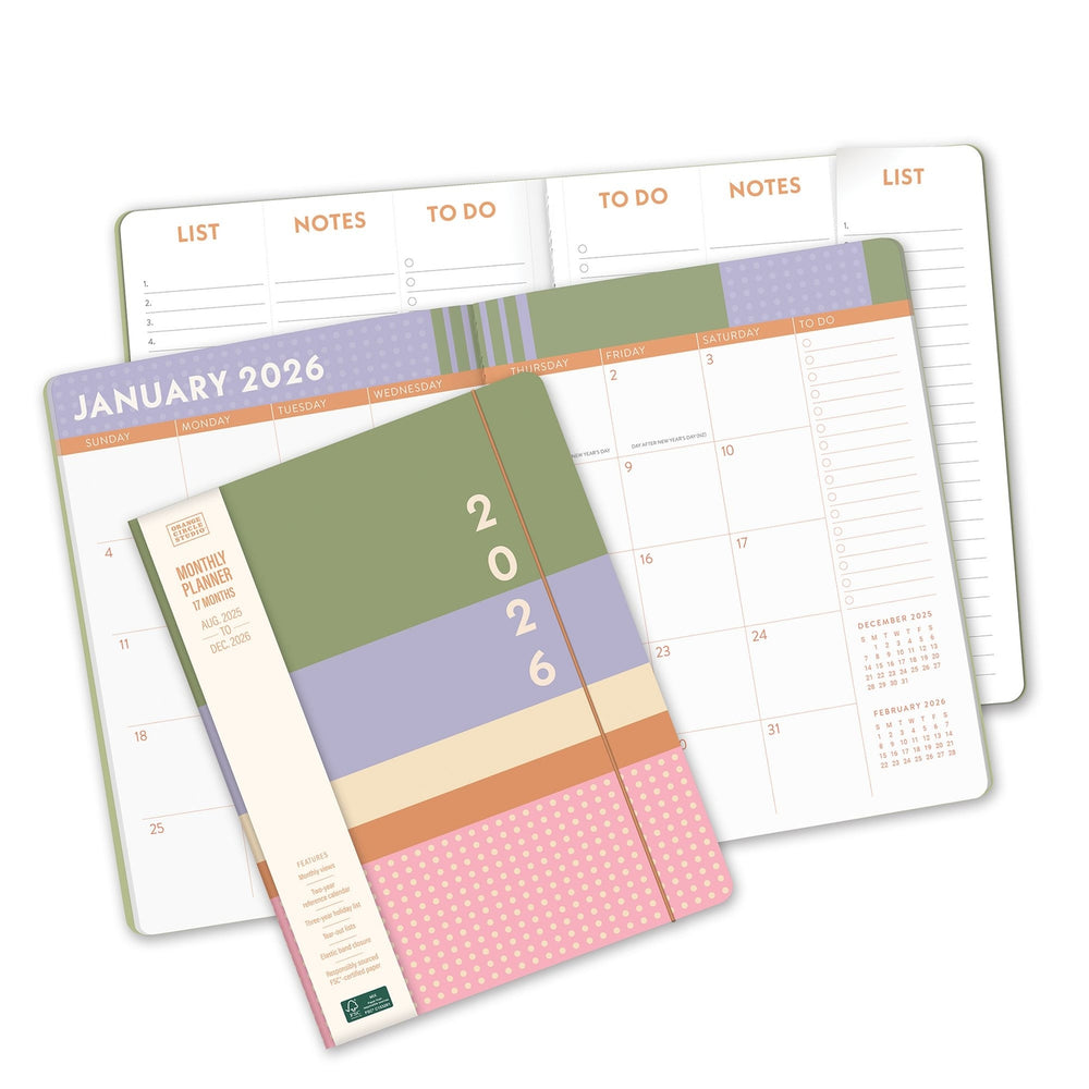 Orange Circle Studio 2026 Planners Calendars