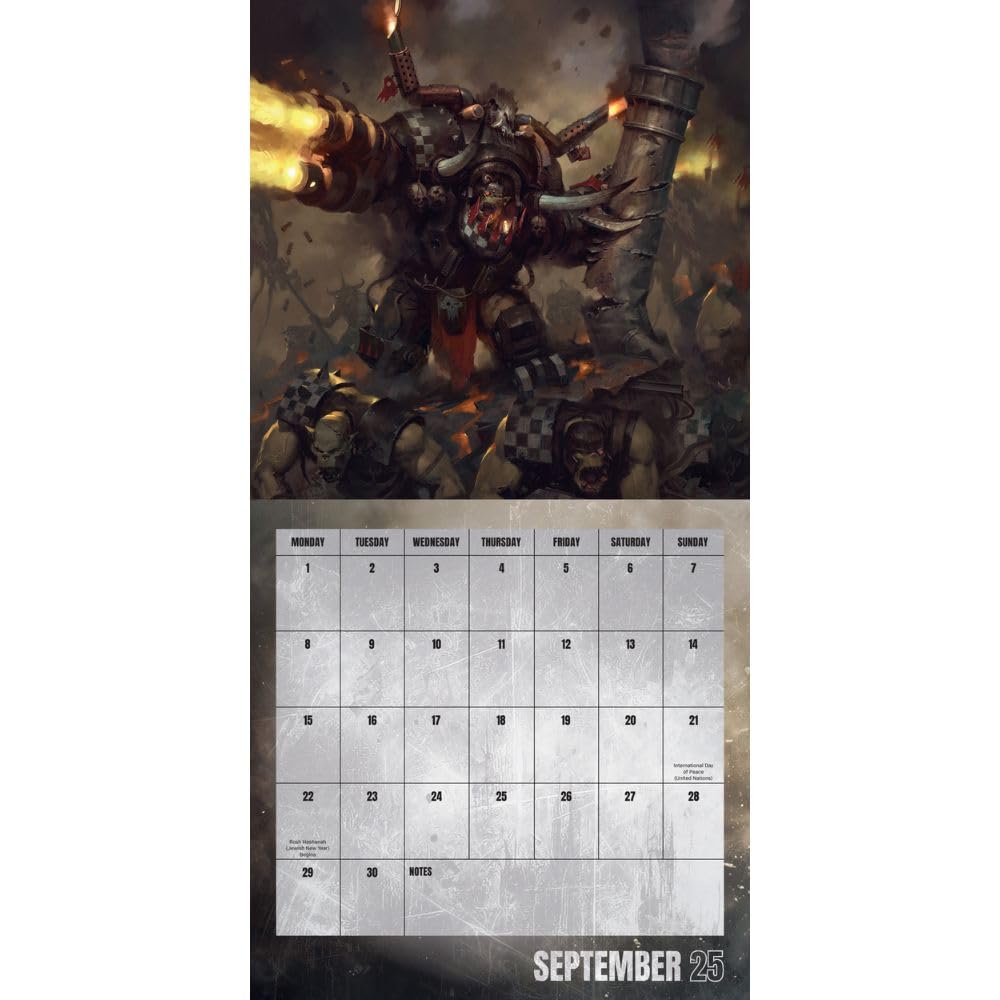 2025 Warhammer - Square Wall Calendar