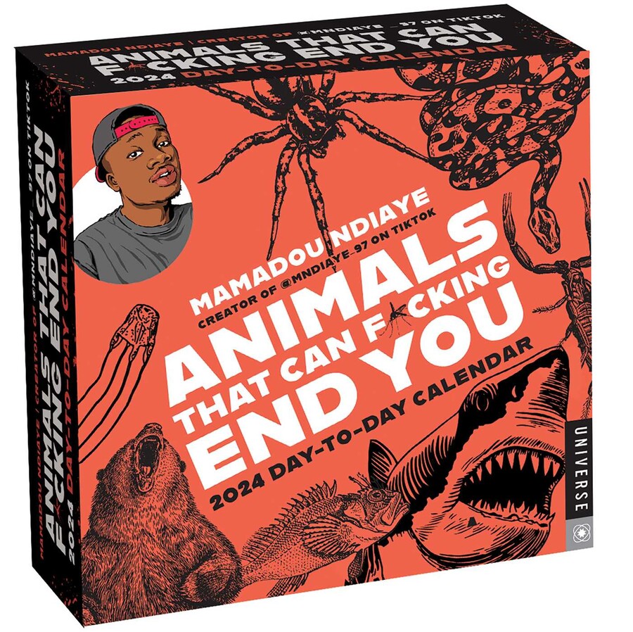 2024 Animals That Can F*cking End You - Boxed Page-A-Day Calendar  SOLD OUT