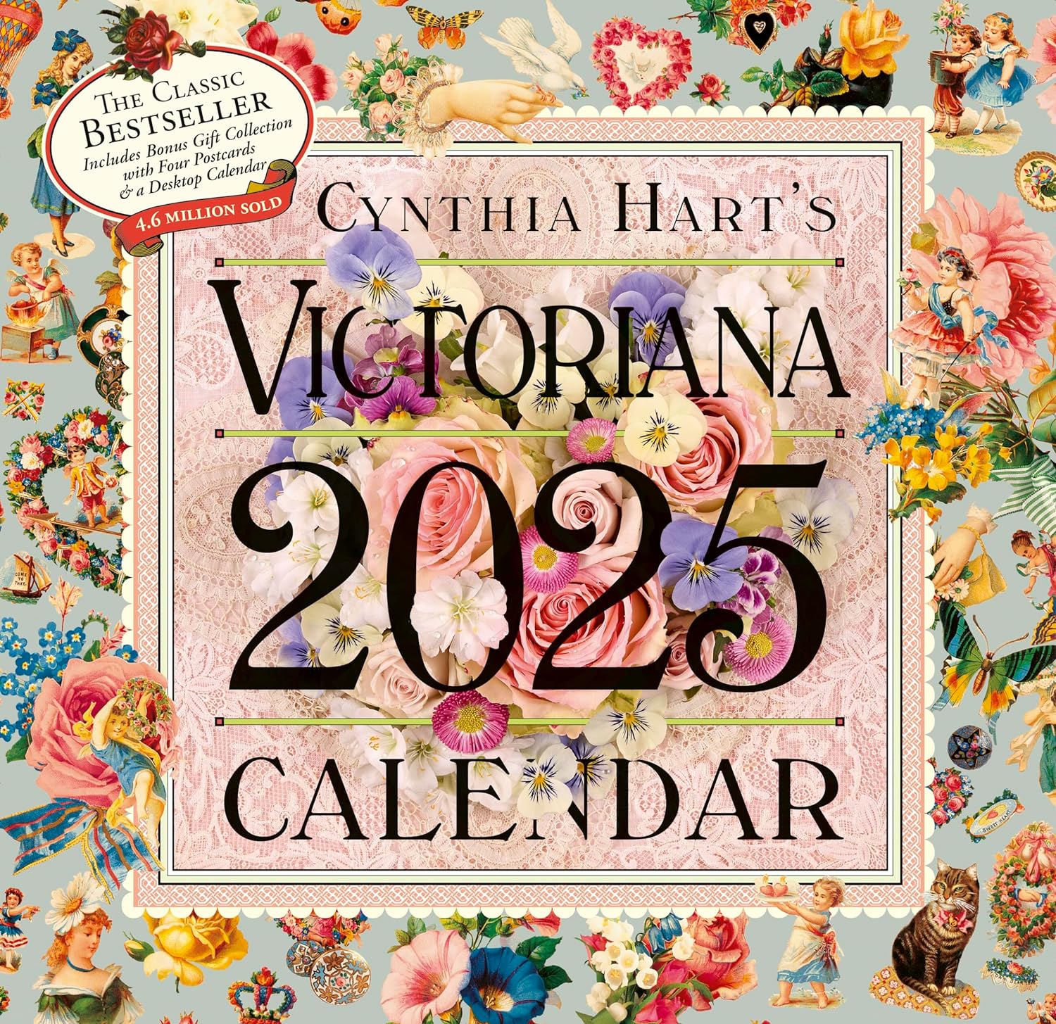 2025 Cynthia Hart's Victoriana - Square Wall Calendar