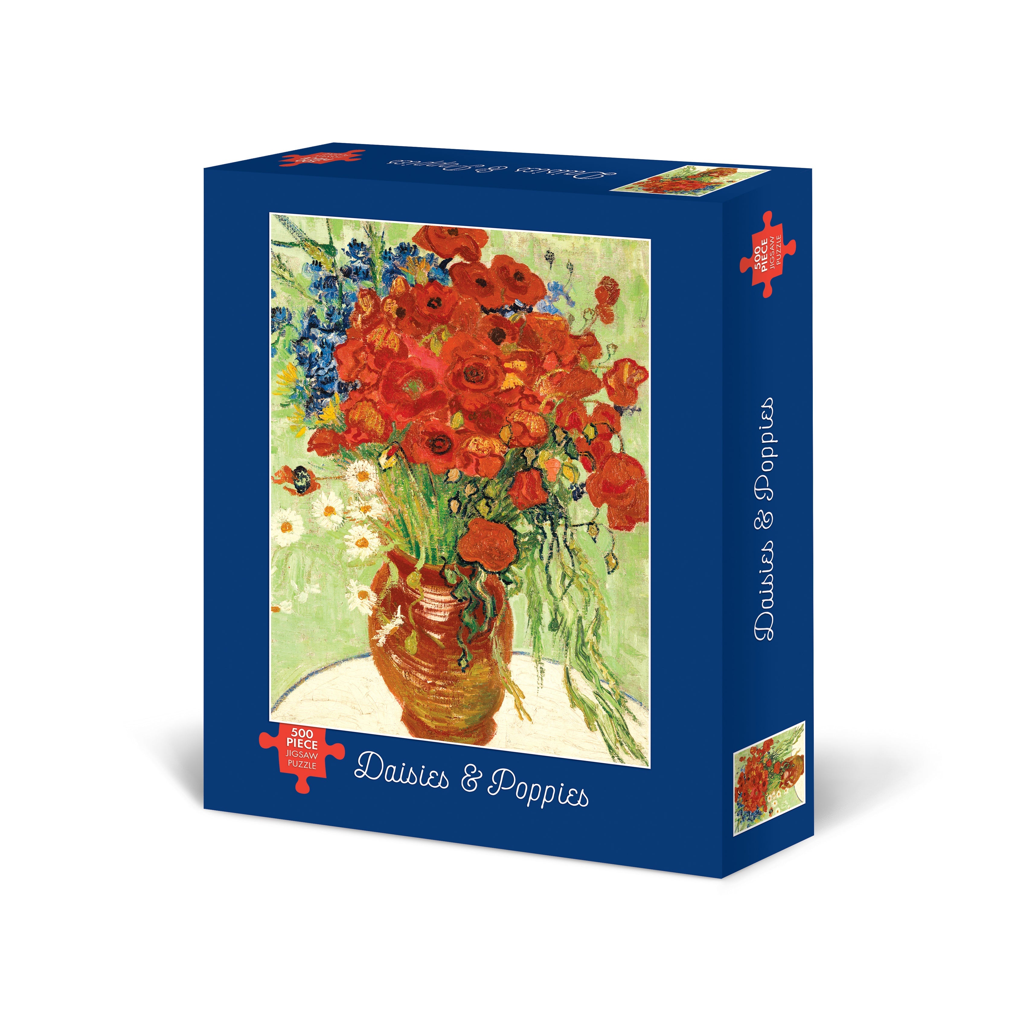 Daisies & Poppies 500 Piece - Jigsaw Puzzle