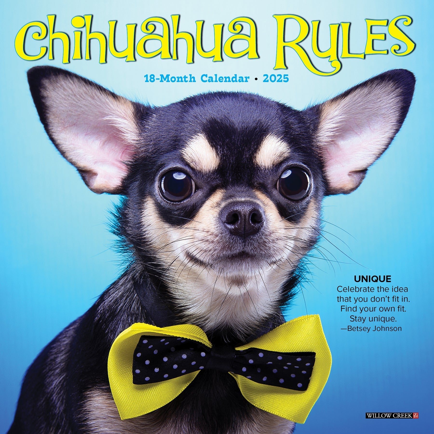 2025 Chihuahua Rules - Mini Wall Calendar (US Only)