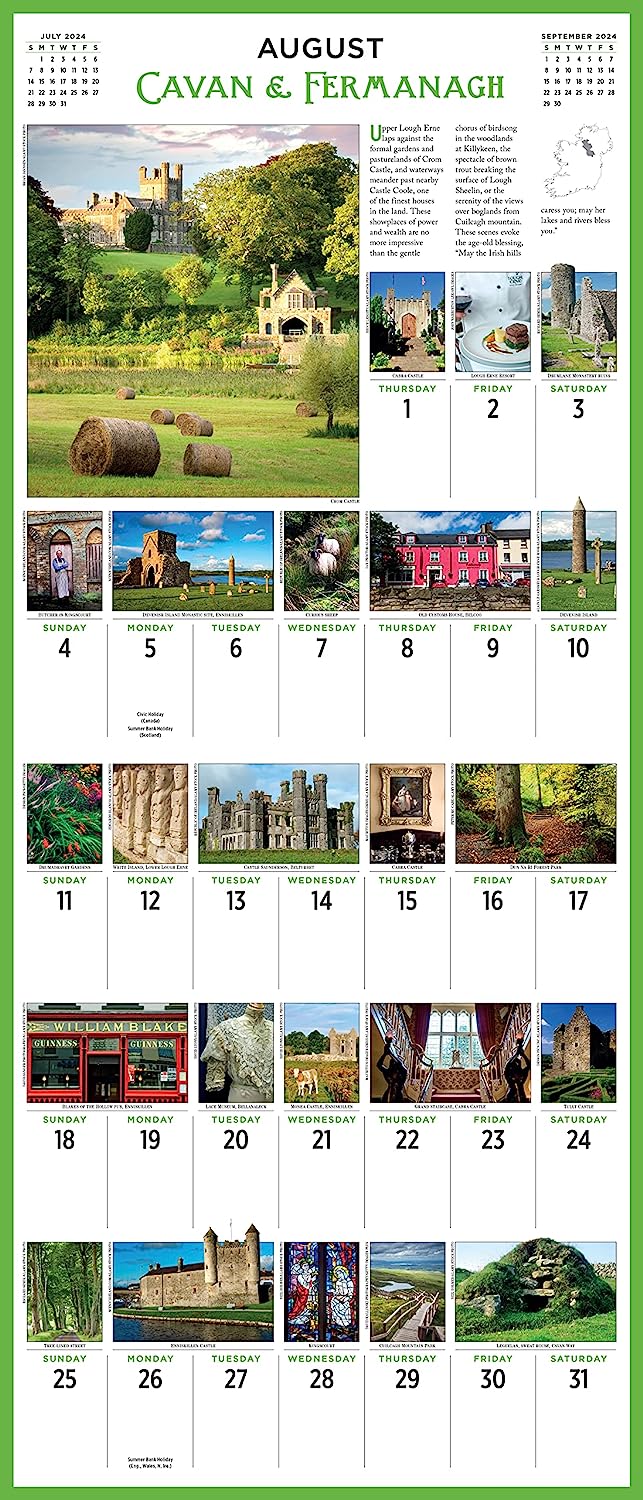 2024 365 Days In Ireland - Deluxe Wall Calendar  SOLD OUT