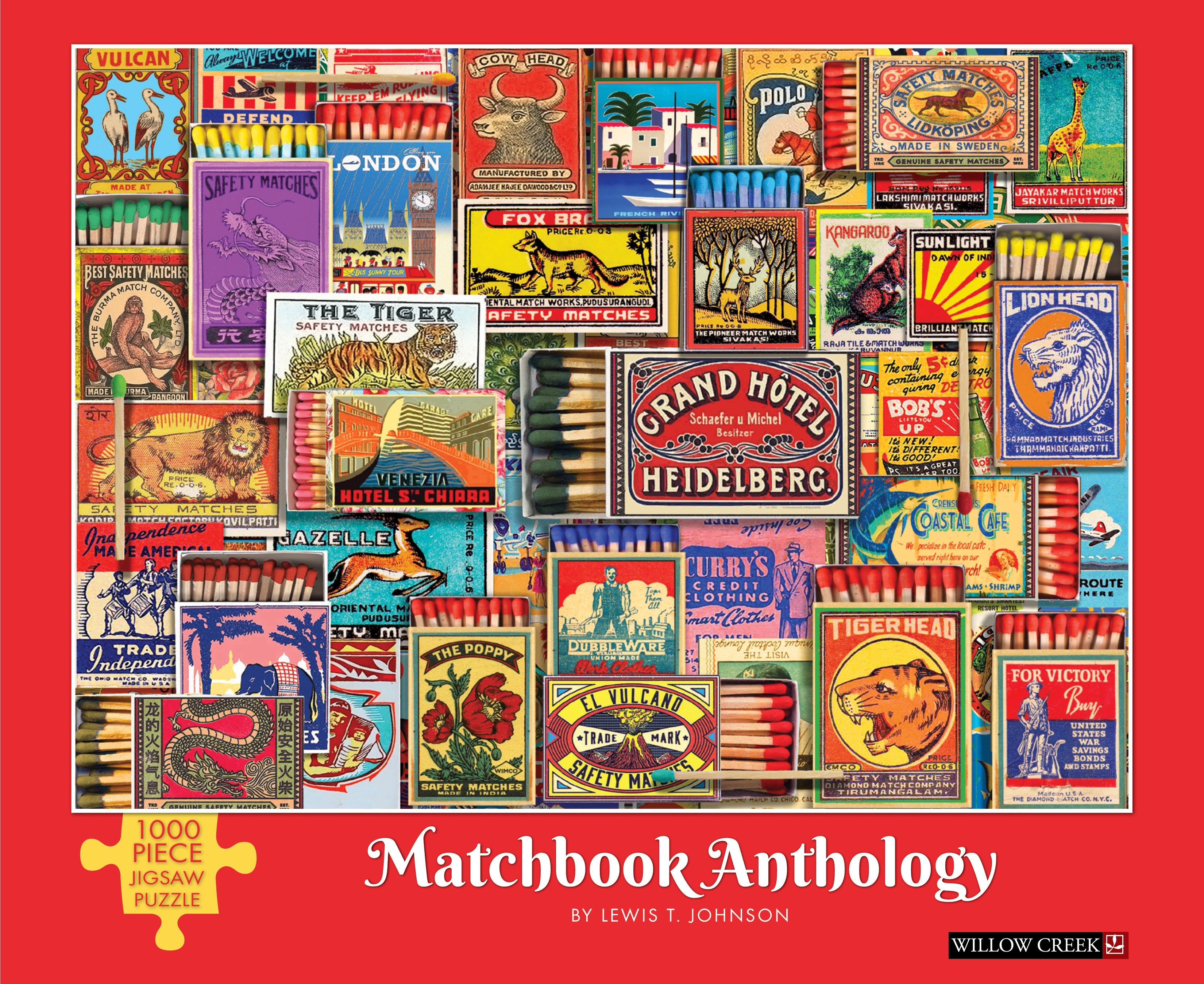 Matchbook Anthology 1000 Piece - Jigsaw Puzzle