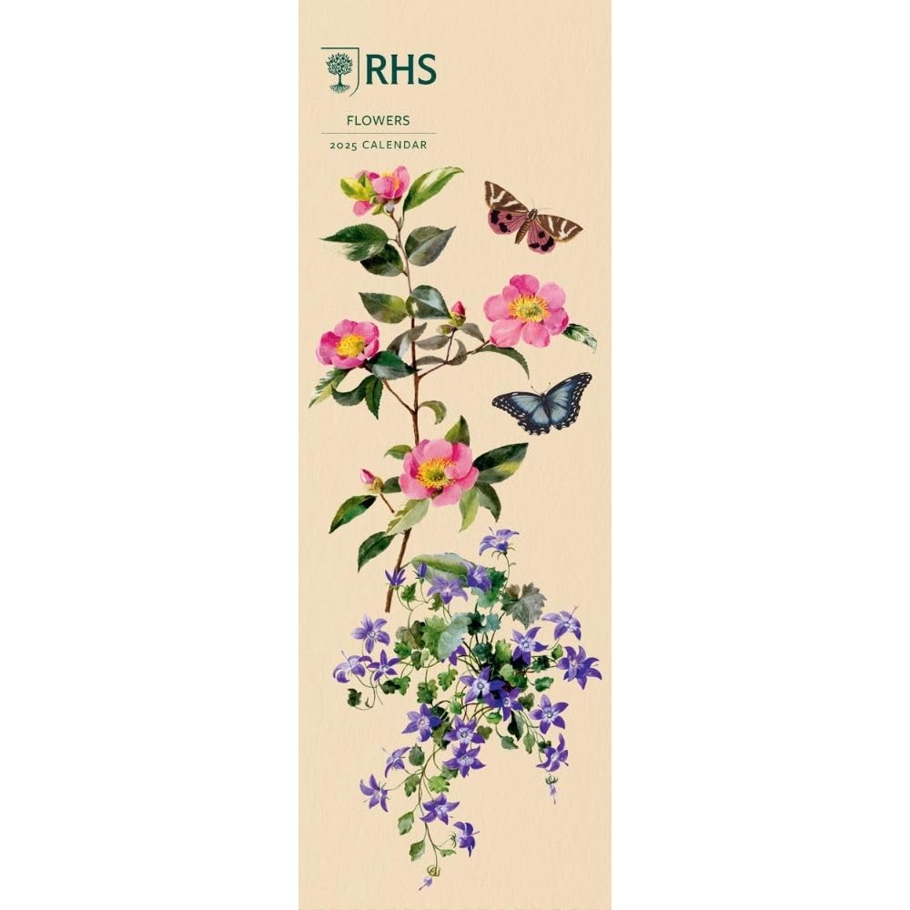 2025 Royal Horticultural Society Fruit And Flowers - Slim Wall Calendar