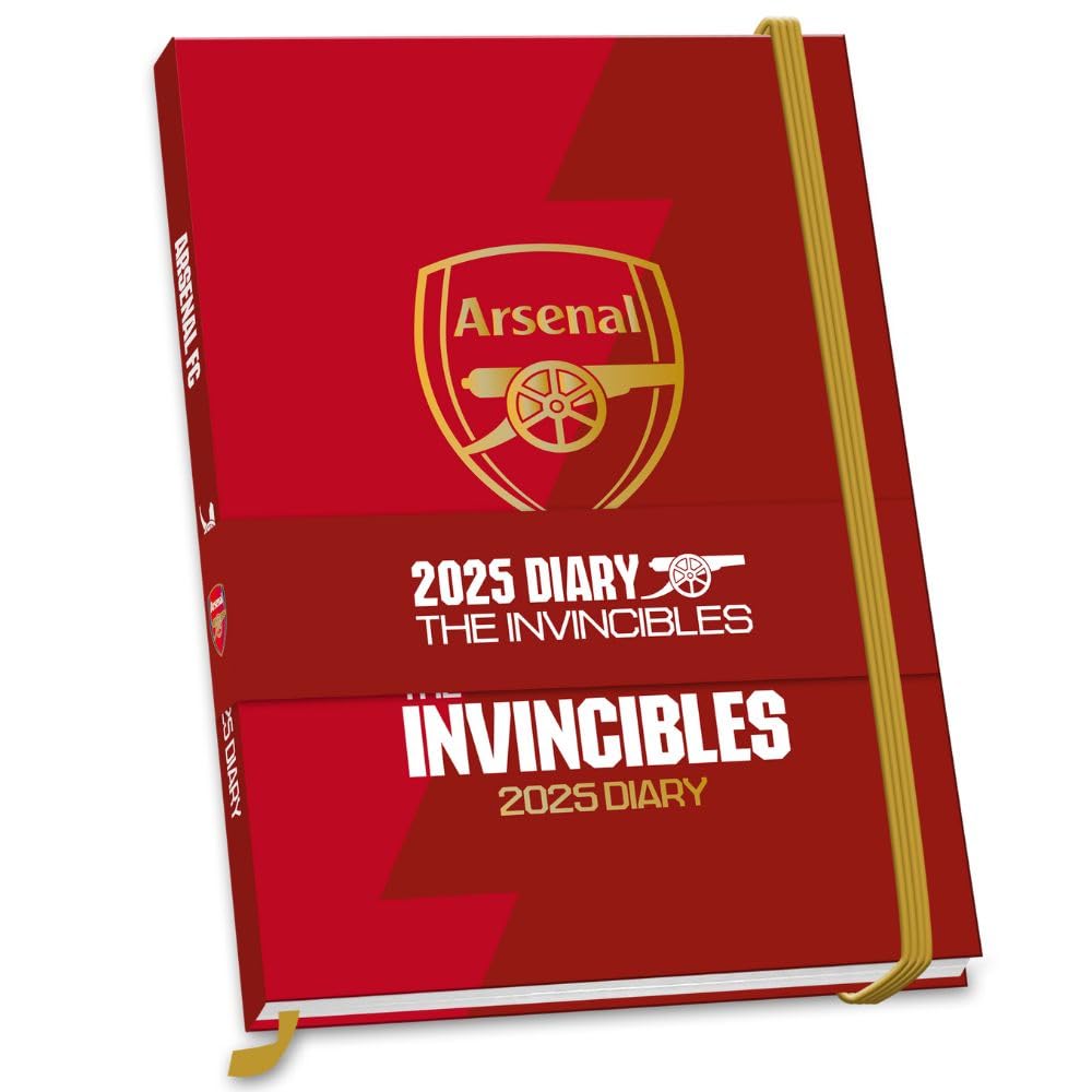 2025 Arsenal Fc - Calendar & Diary Musical Gift Box Set