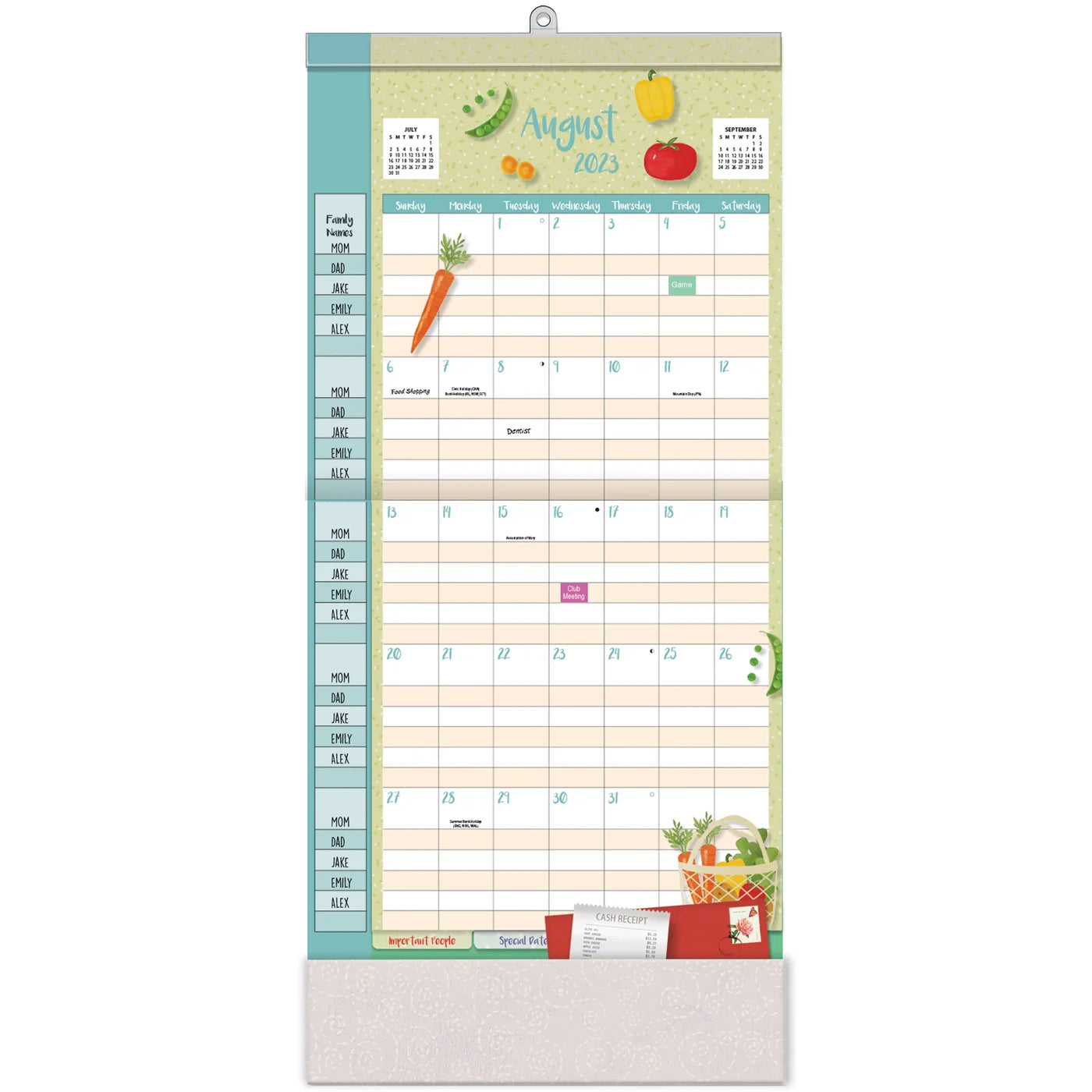 2024 Family - Plant It Square Wall Calendar