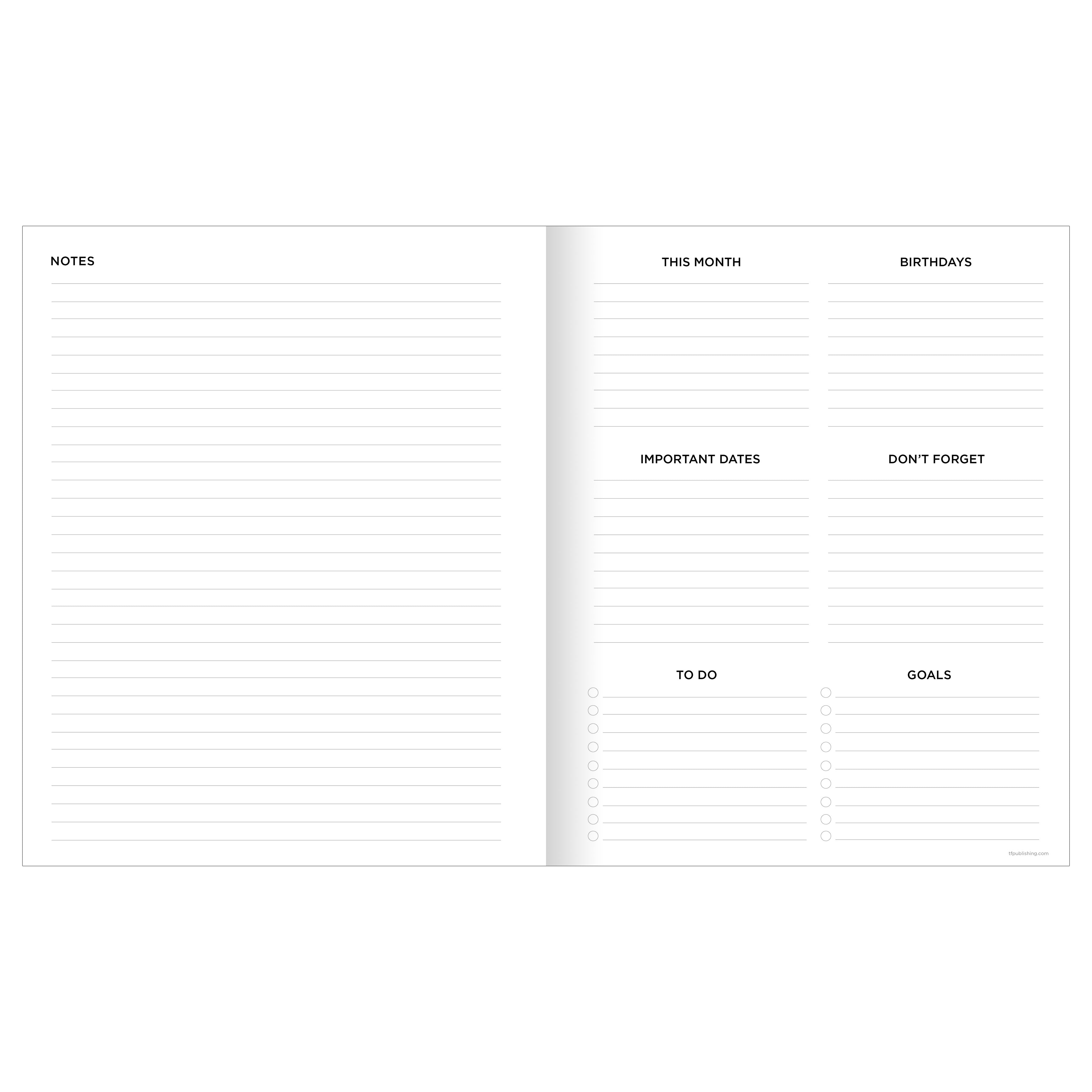 July 2024 - June 2025 Navy Grid - Large Monthly Academic Year Diary/Planner