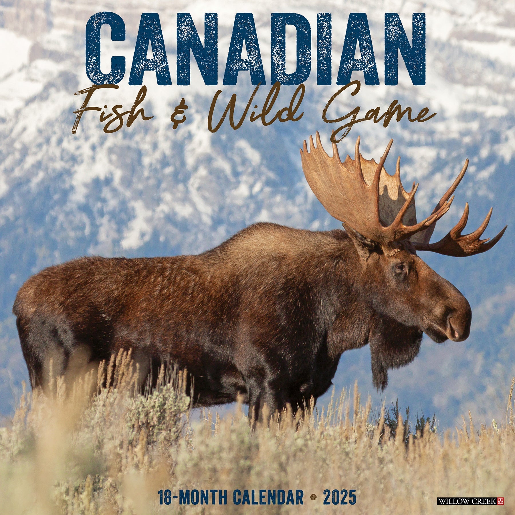 2025 Canadian Fish & Wild Game - Square Wall Calendar (US Only)