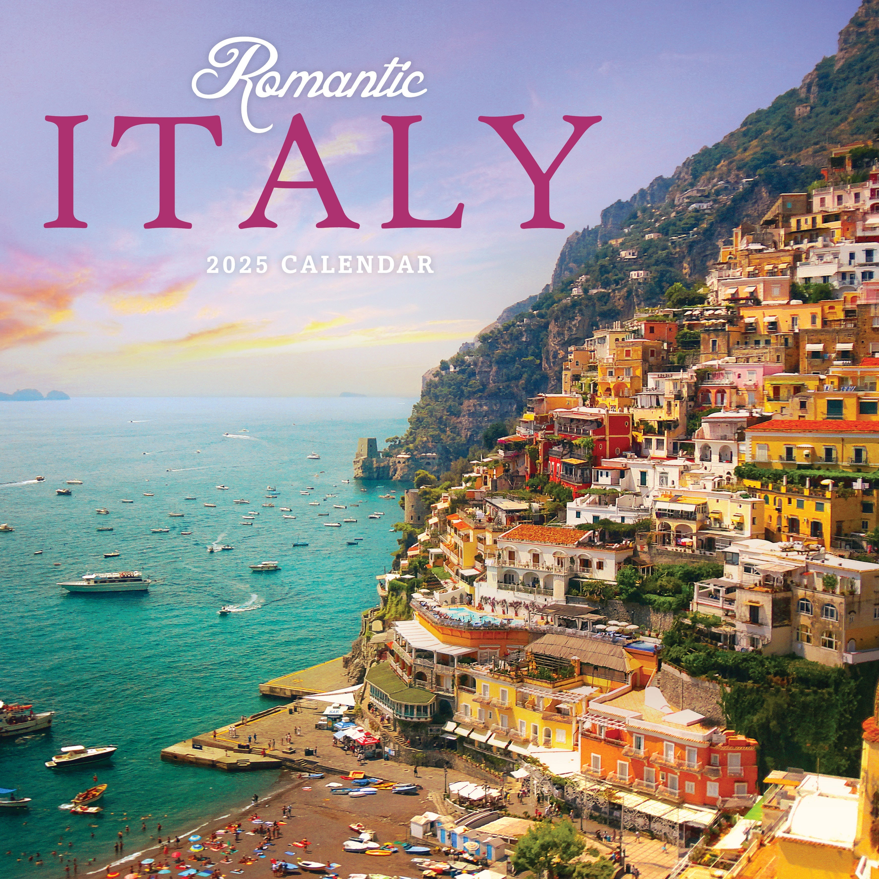 2025 Romantic Italy - Square Wall Calendar