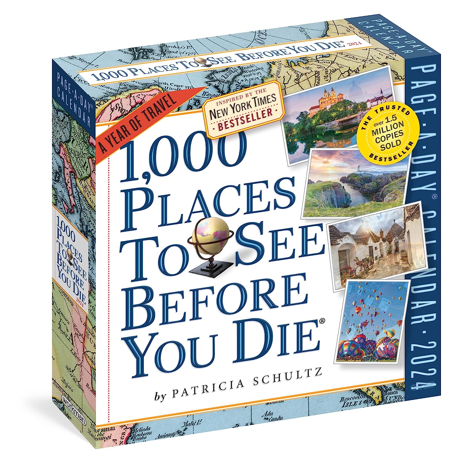 2024 1,000 Places To See Before You Die - Daily Boxed Page-A-Day Calendar