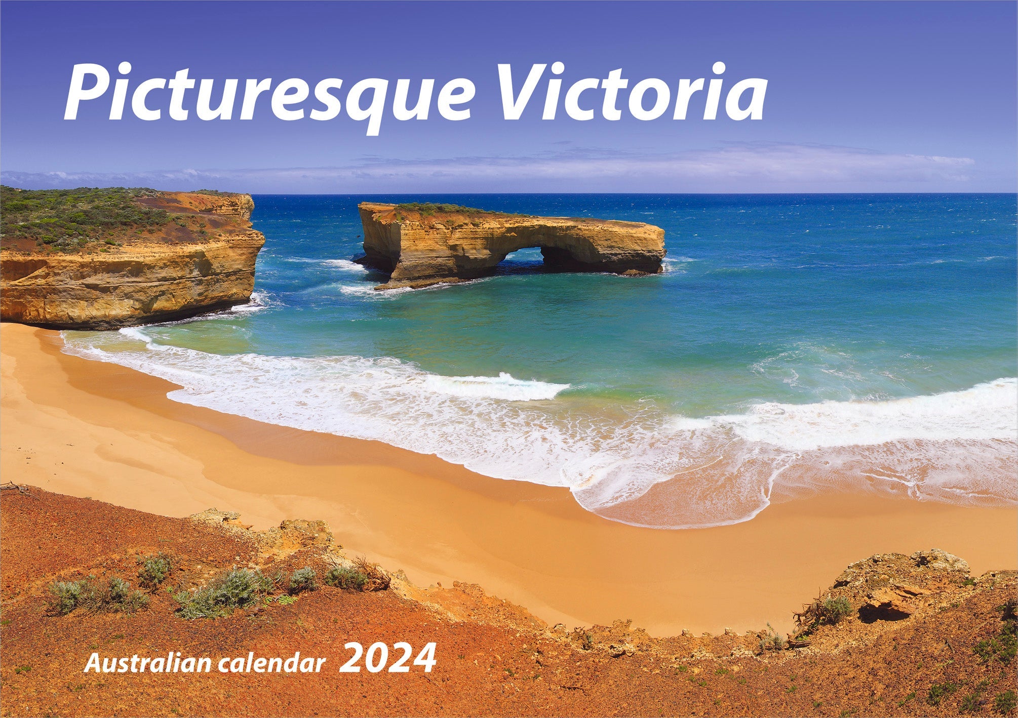 2024 Picturesque Victoria - Horizontal Wall Calendar