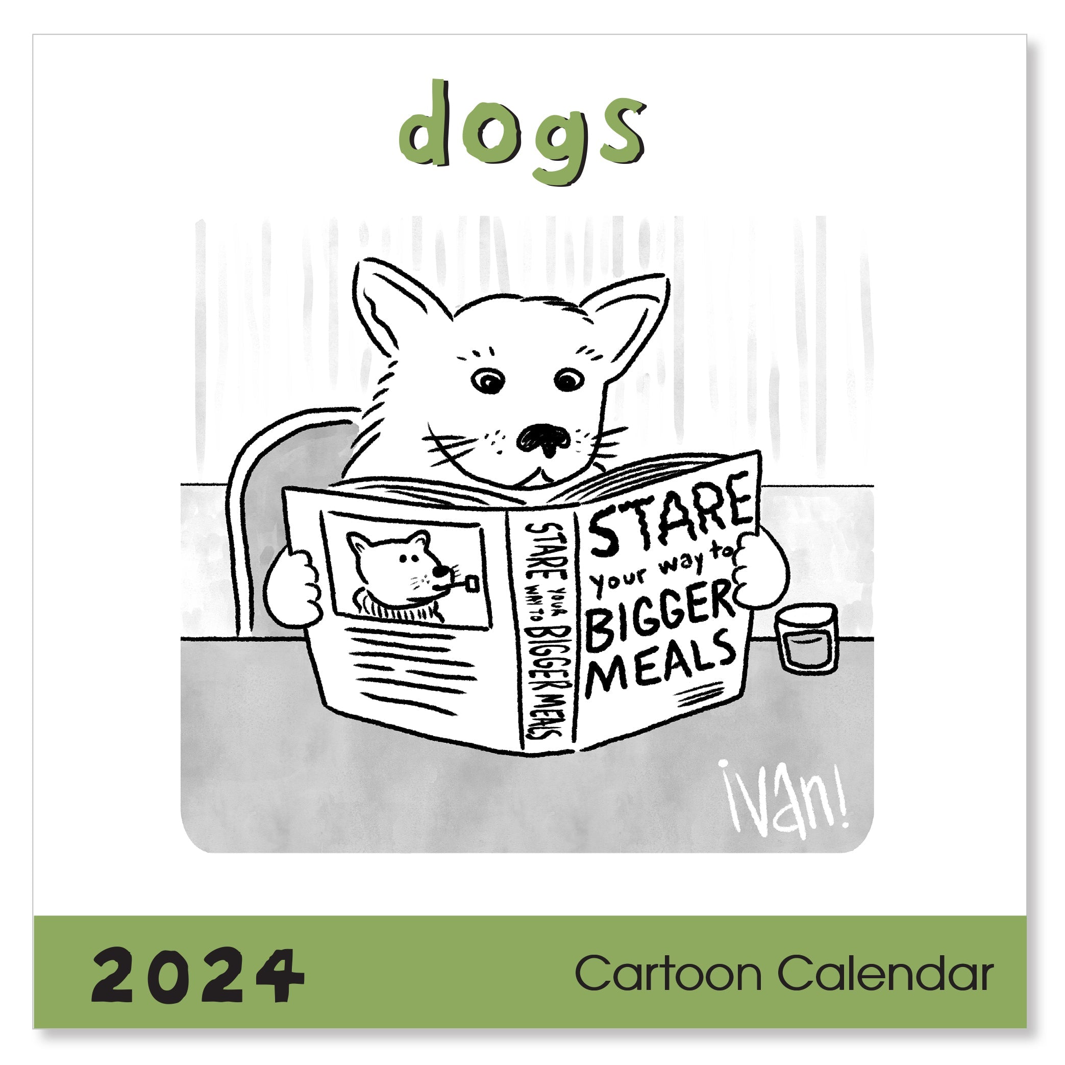 2024 Dogs - Square Wall Calendar