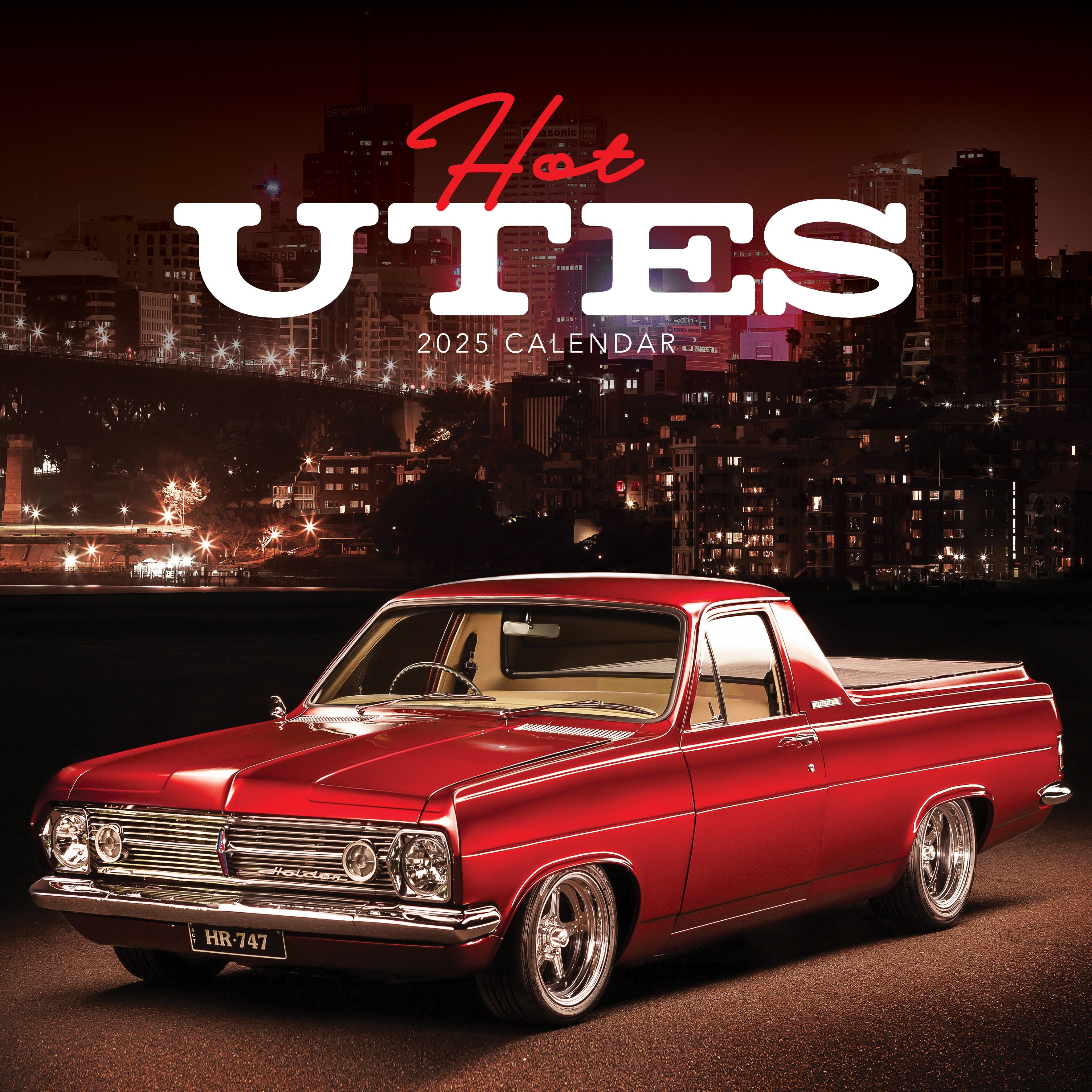 2025 Hot Utes - Square Wall Calendar