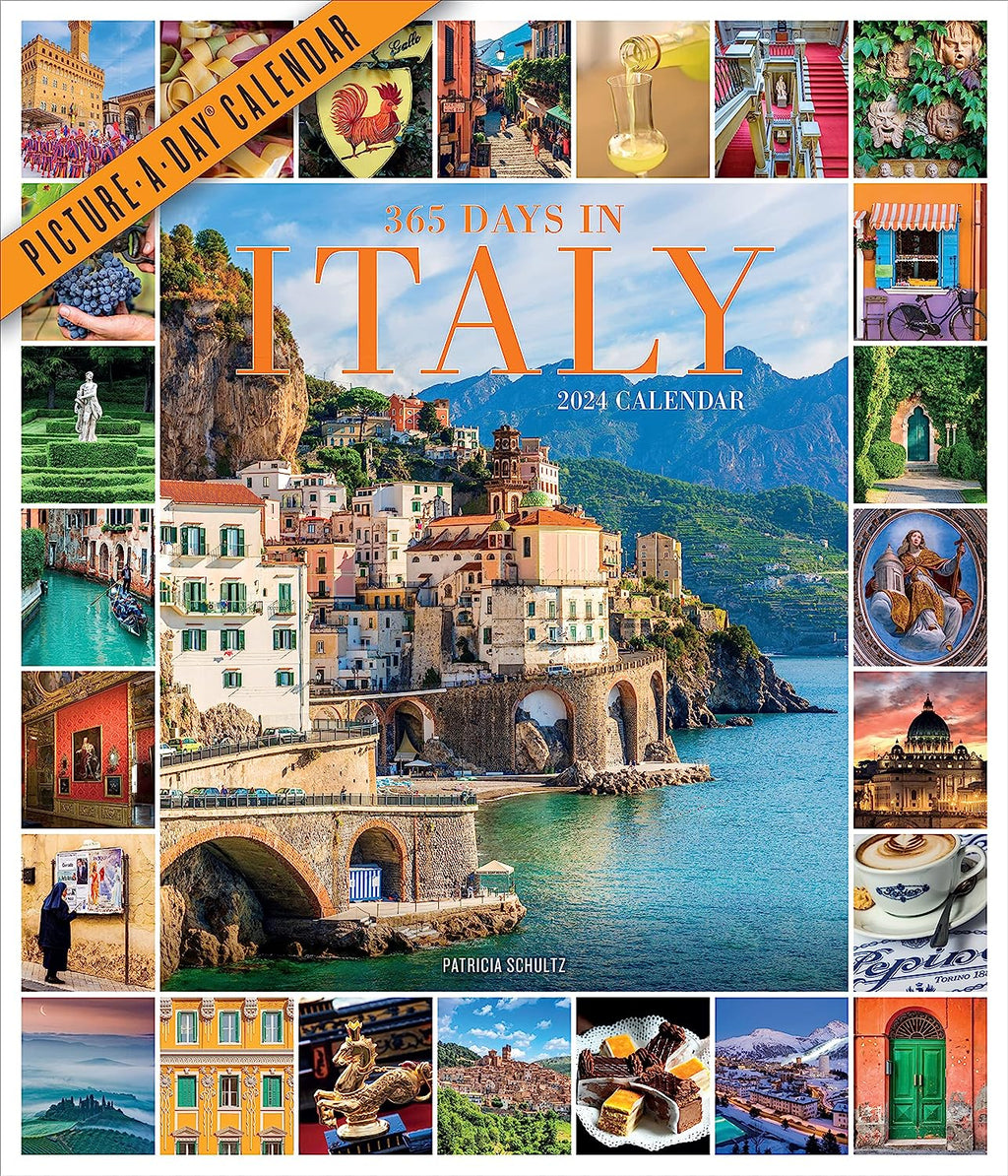 2024 365 Days In Italy Deluxe Wall Calendar