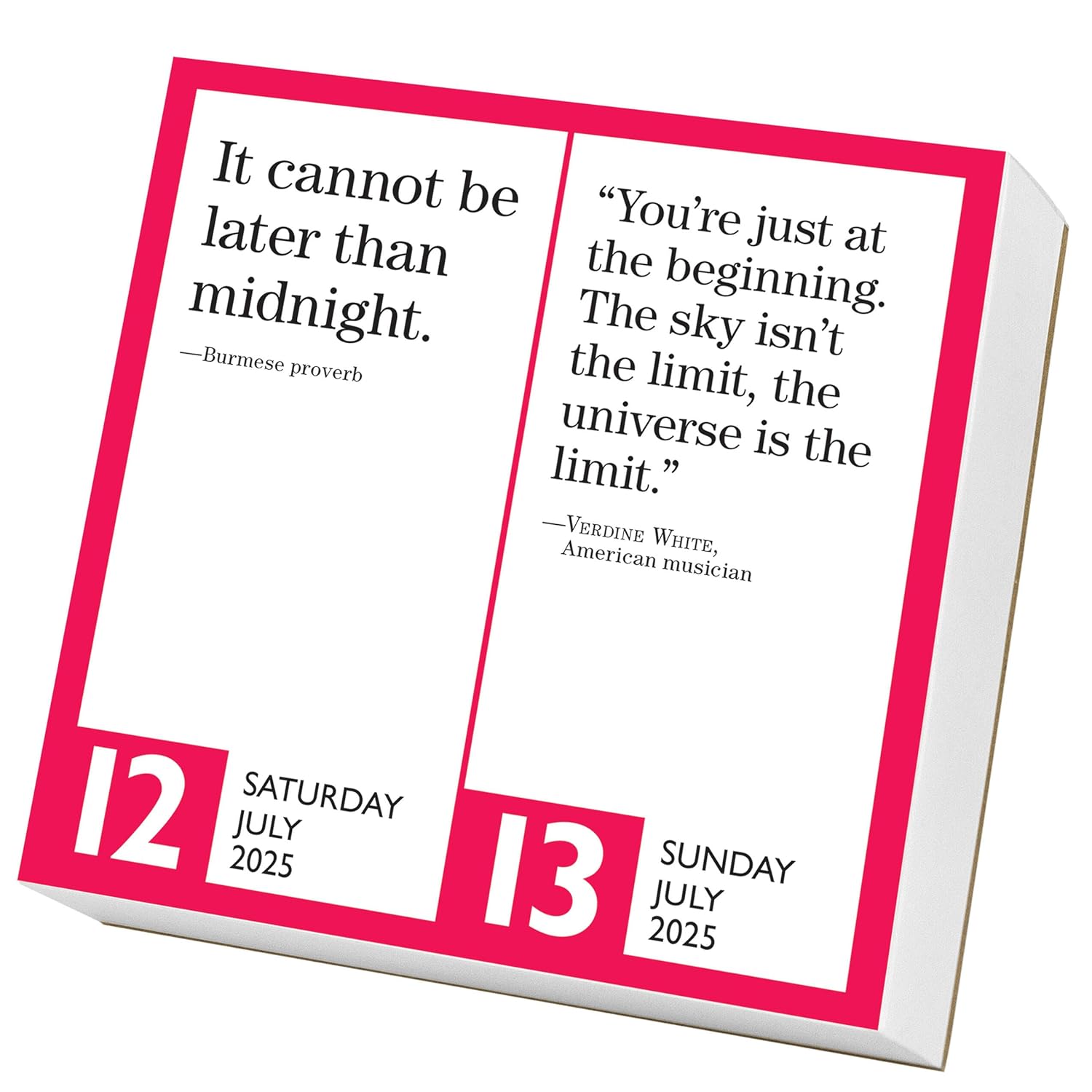 2025 Keep Calm and Carry On - Daily Boxed Page-A-Day Calendar