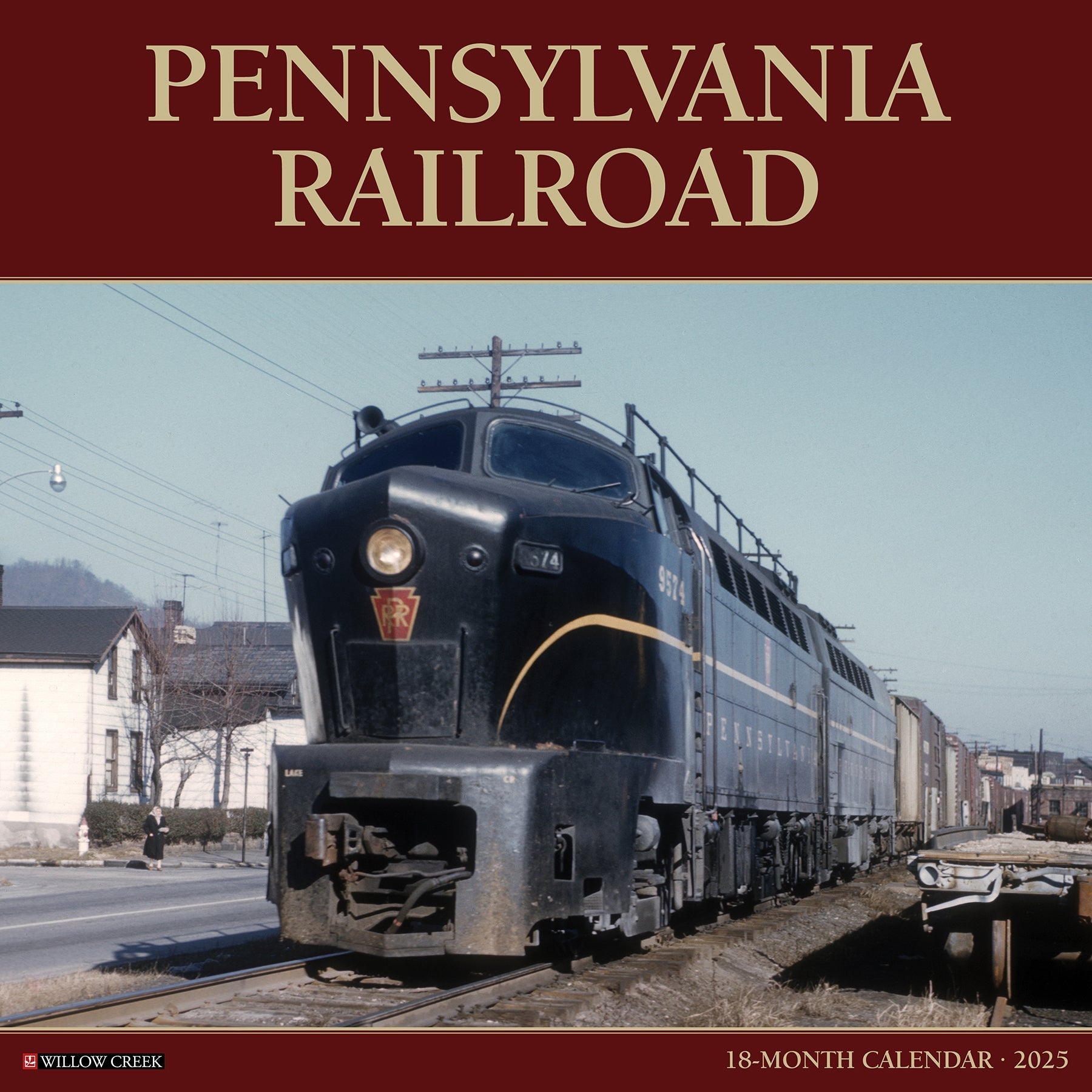 2025 Pennsylvania Railroad - Square Wall Calendar (US Only)