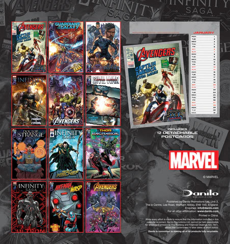2024 Marvel - Desk Easel Calendar