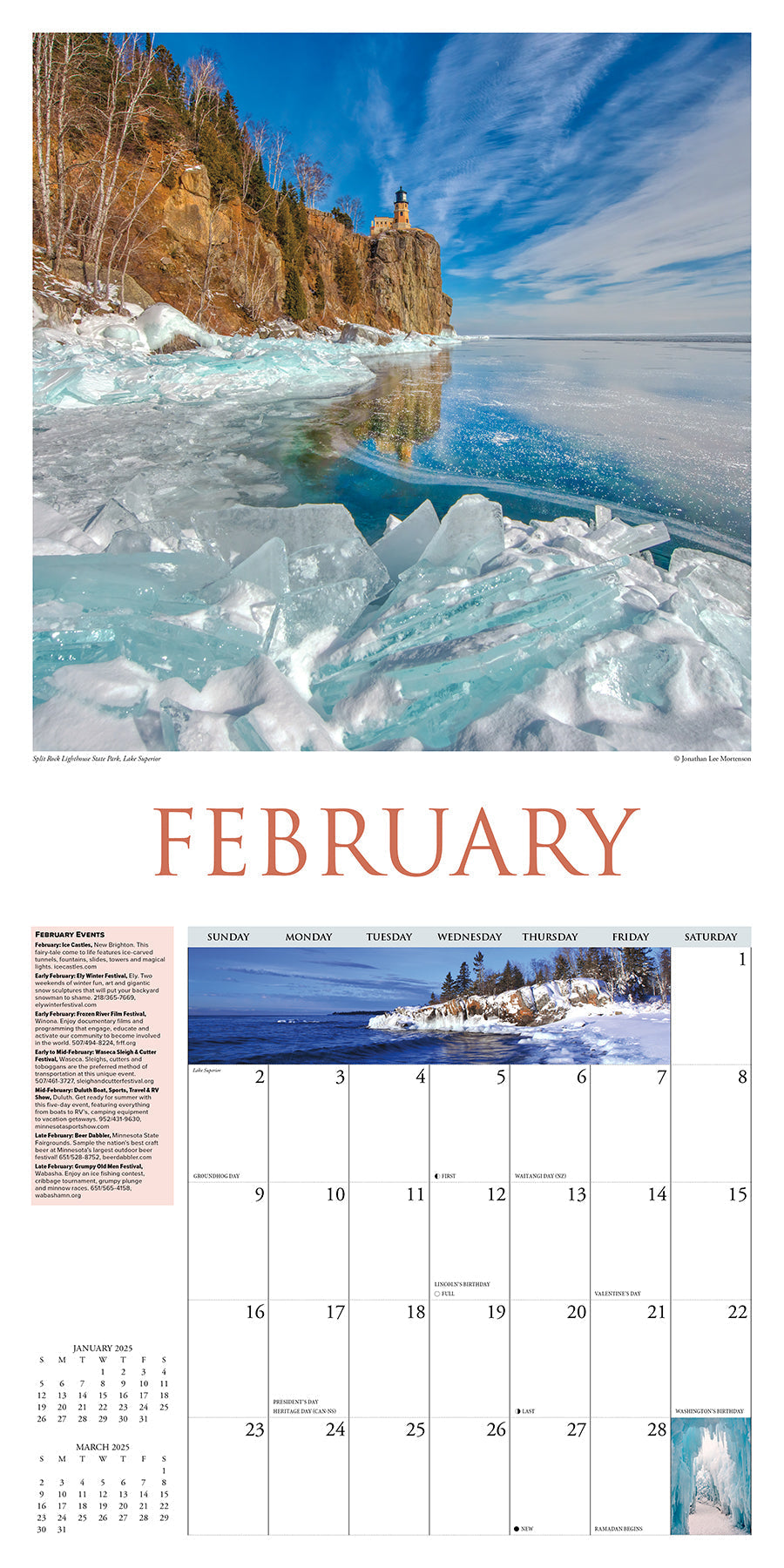 2025 Minnesota - Square Wall Calendar (US Only)