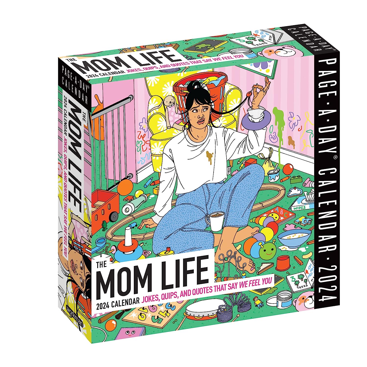2024 The Mom Life - Daily Boxed Page-A-Day Calendar