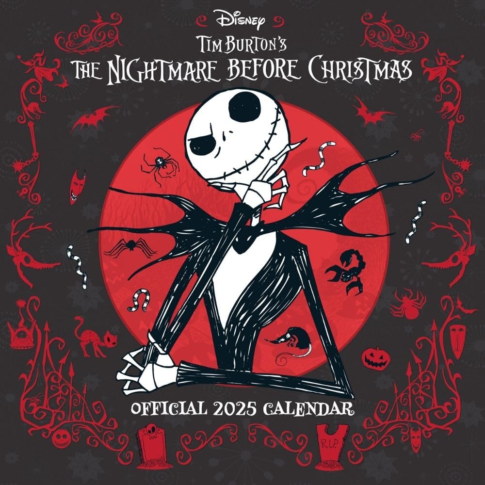 2025 The Nightmare Before Christmas - Square Wall Calendar