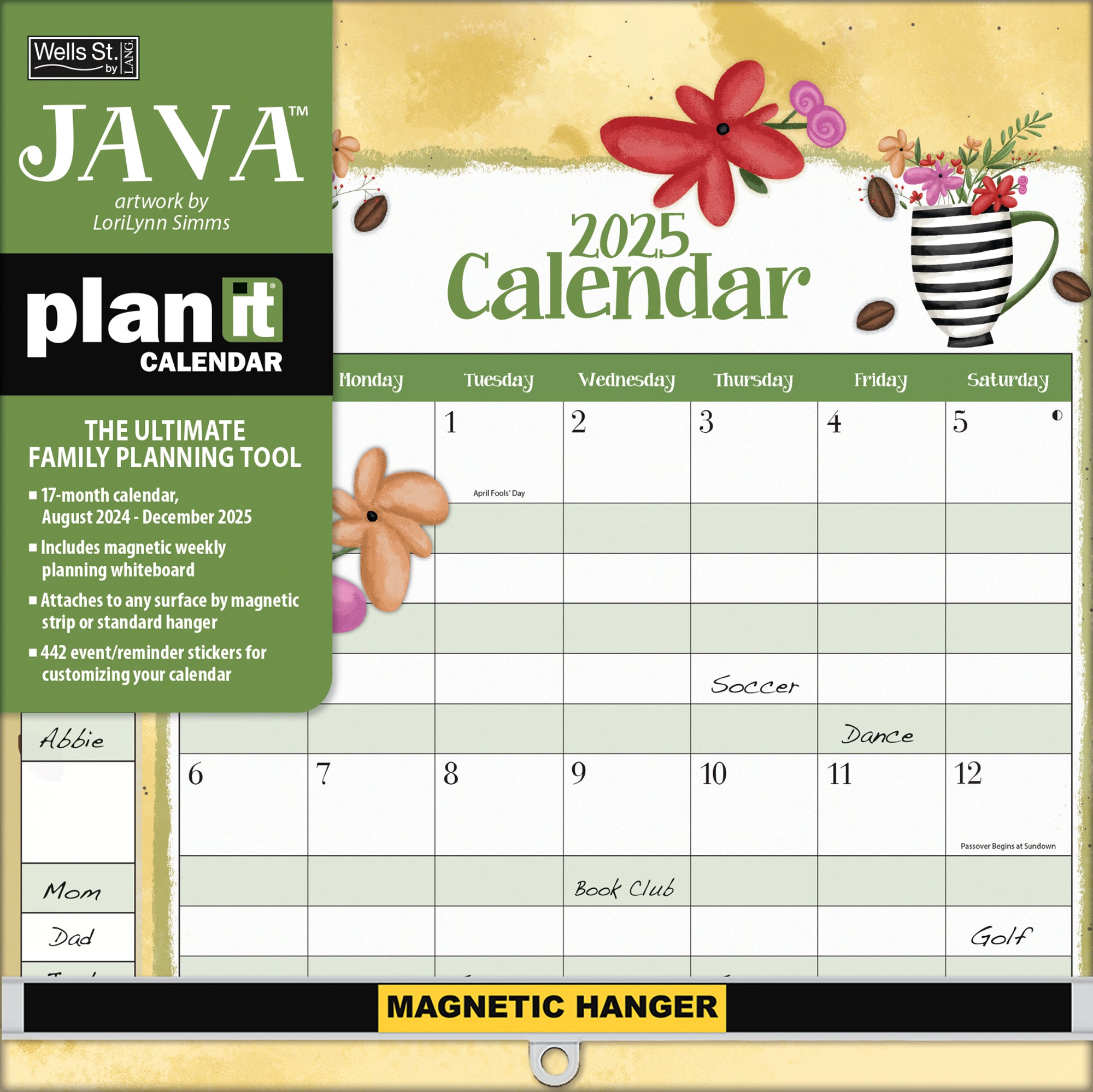 2025 Java - Plant It Square Wall Calendar