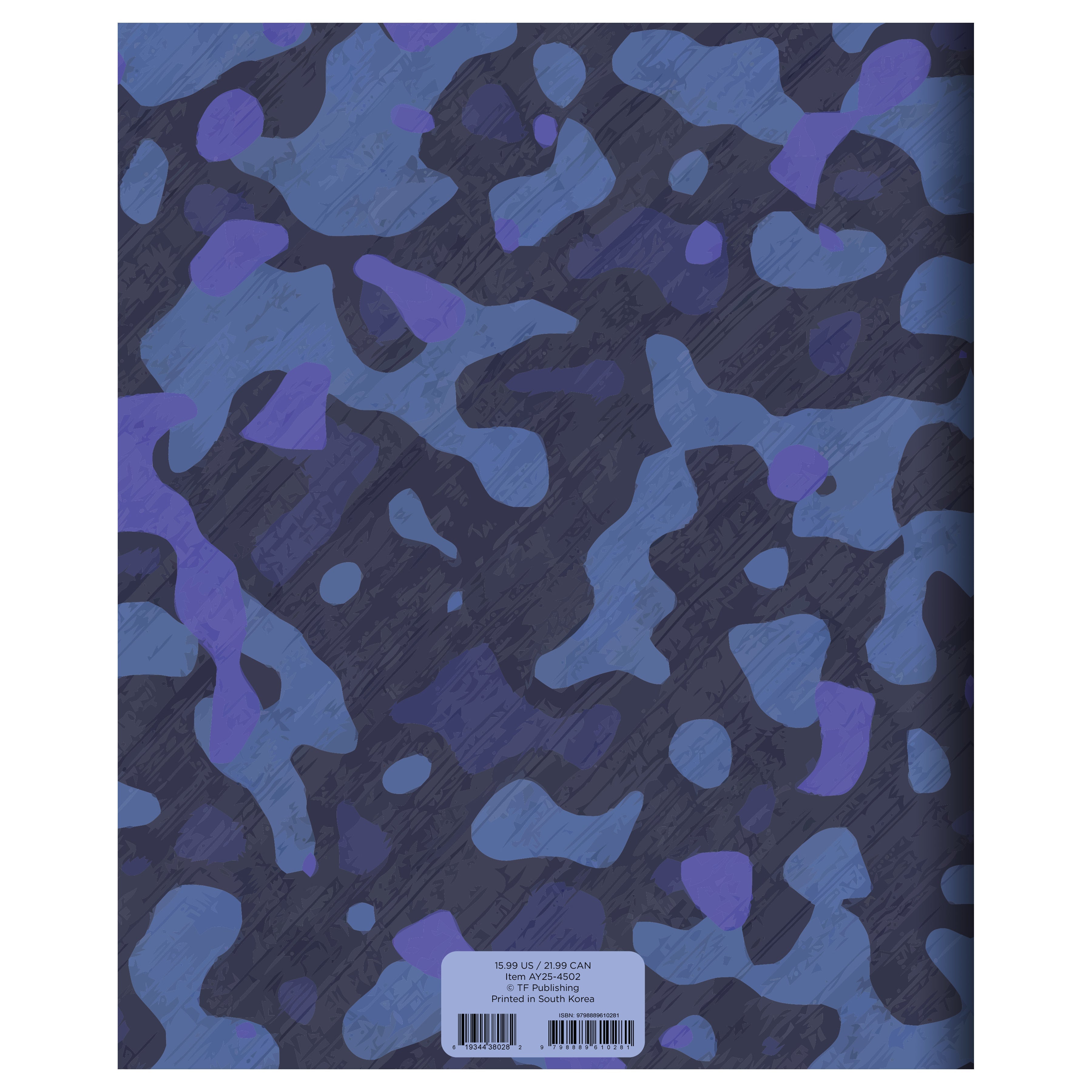 July 2024 - June 2025 Camo - Large Monthly Academic Year Diary/Planner  SOLD OUT