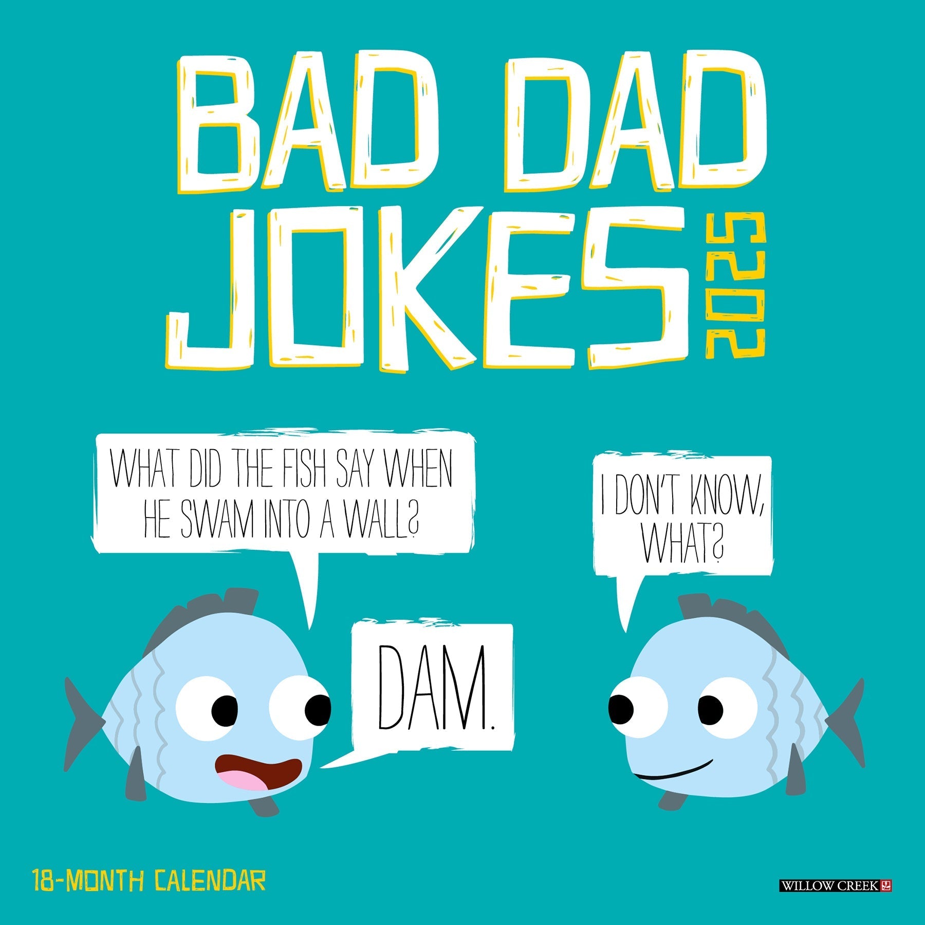 2025 Bad Dad Jokes - Mini Wall Calendar (US Only)