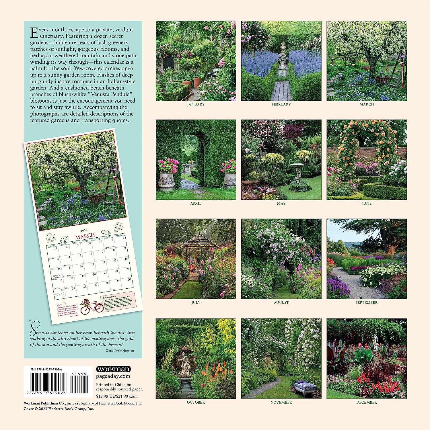 2024 Secret Garden Square Wall Calendar   Dd2304b07c627f2bc6199deed9f2b992 