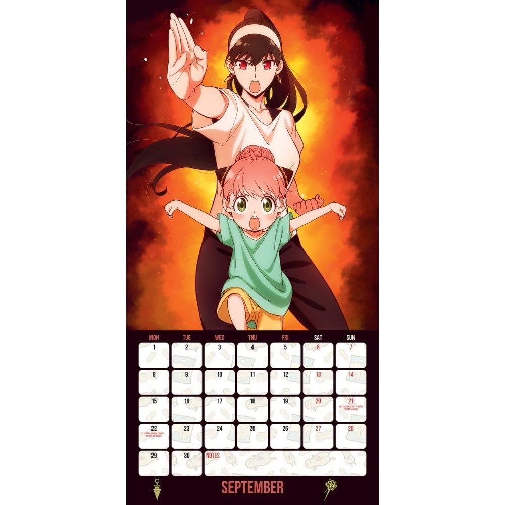 2025 Spy X Family - Square Wall Calendar