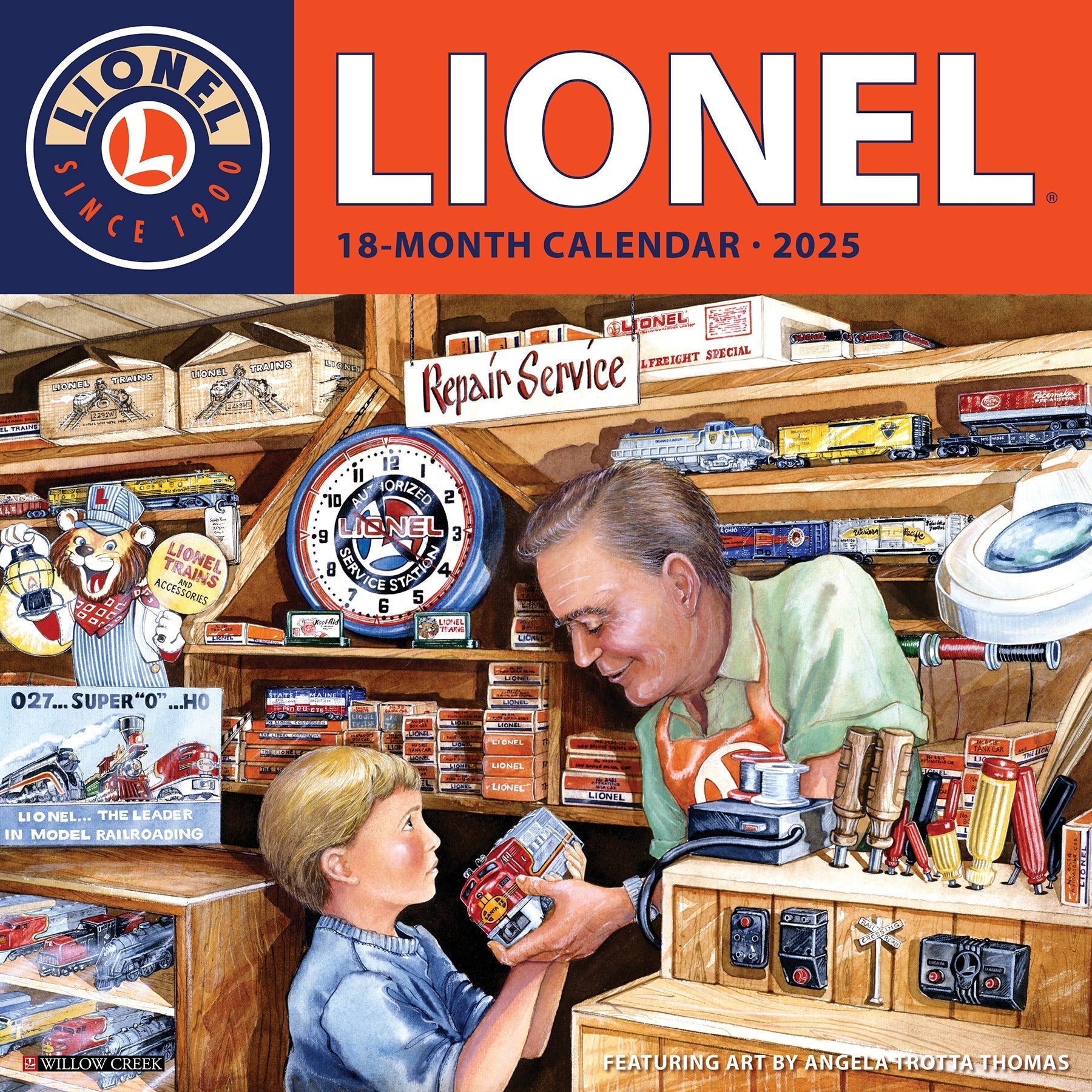 2025 Lionel - Square Wall Calendar (US Only)