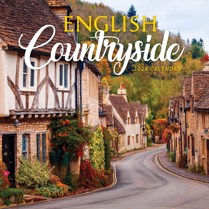 2024 English Countryside - Square Wall Calendar