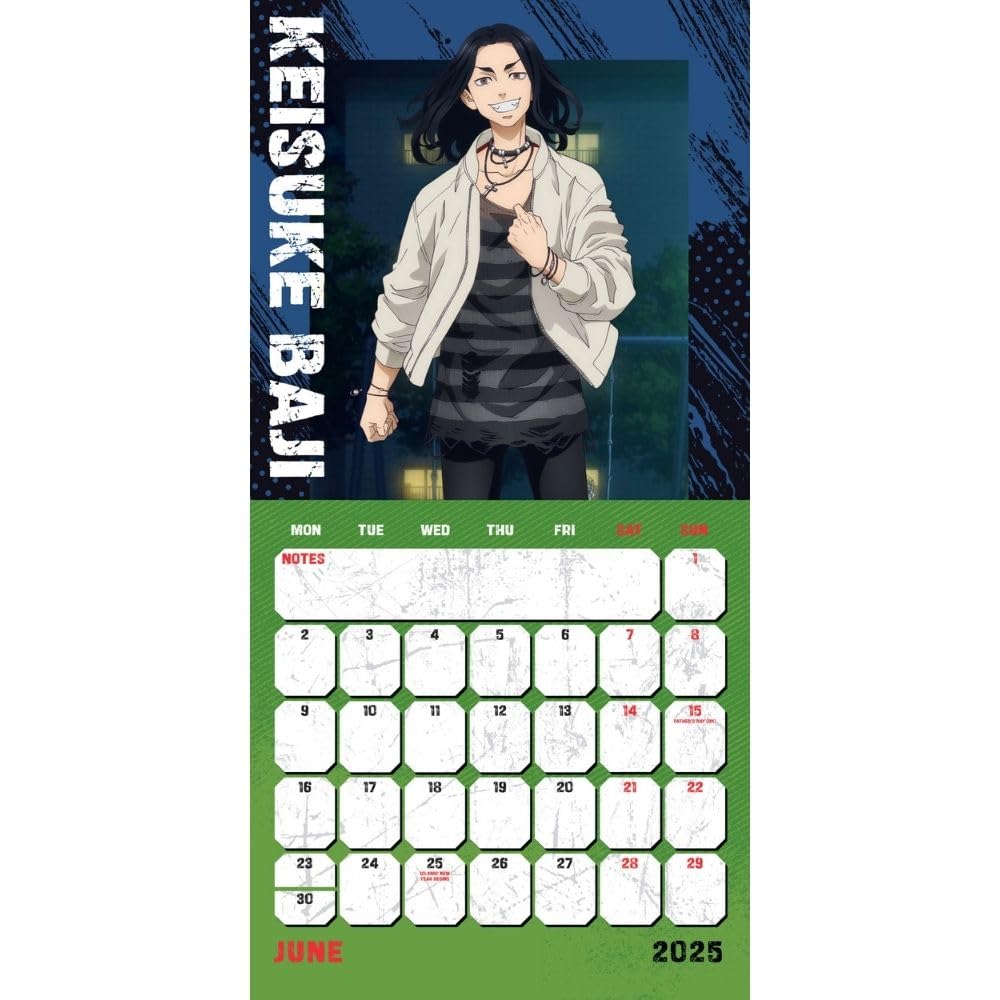 2025 Tokyo Revengers - Square Wall Calendar