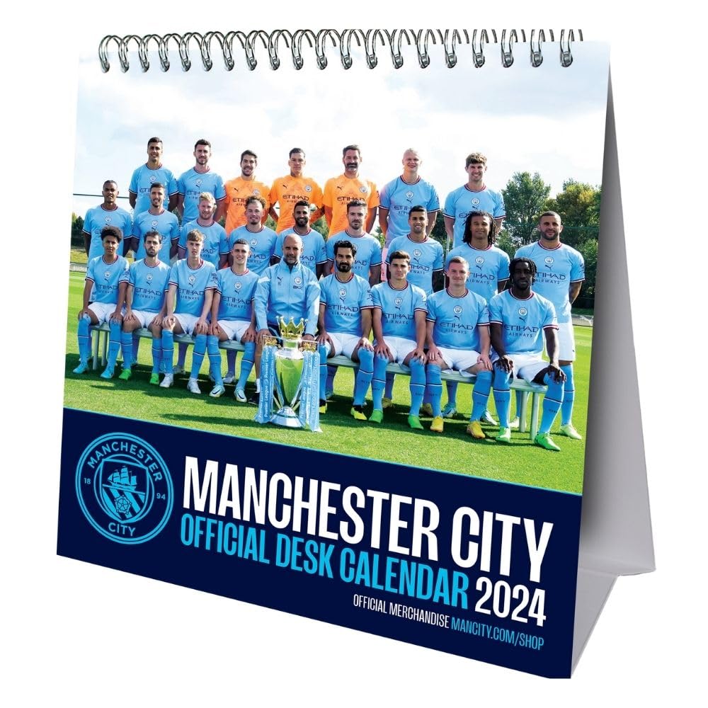 2024 Manchester City FC - Desk Easel Calendar
