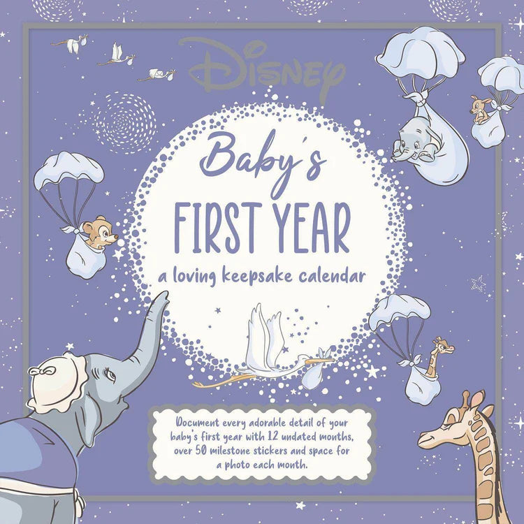 Disney Classic Baby's First Year Keepsake - Undated Square Wall Calendar